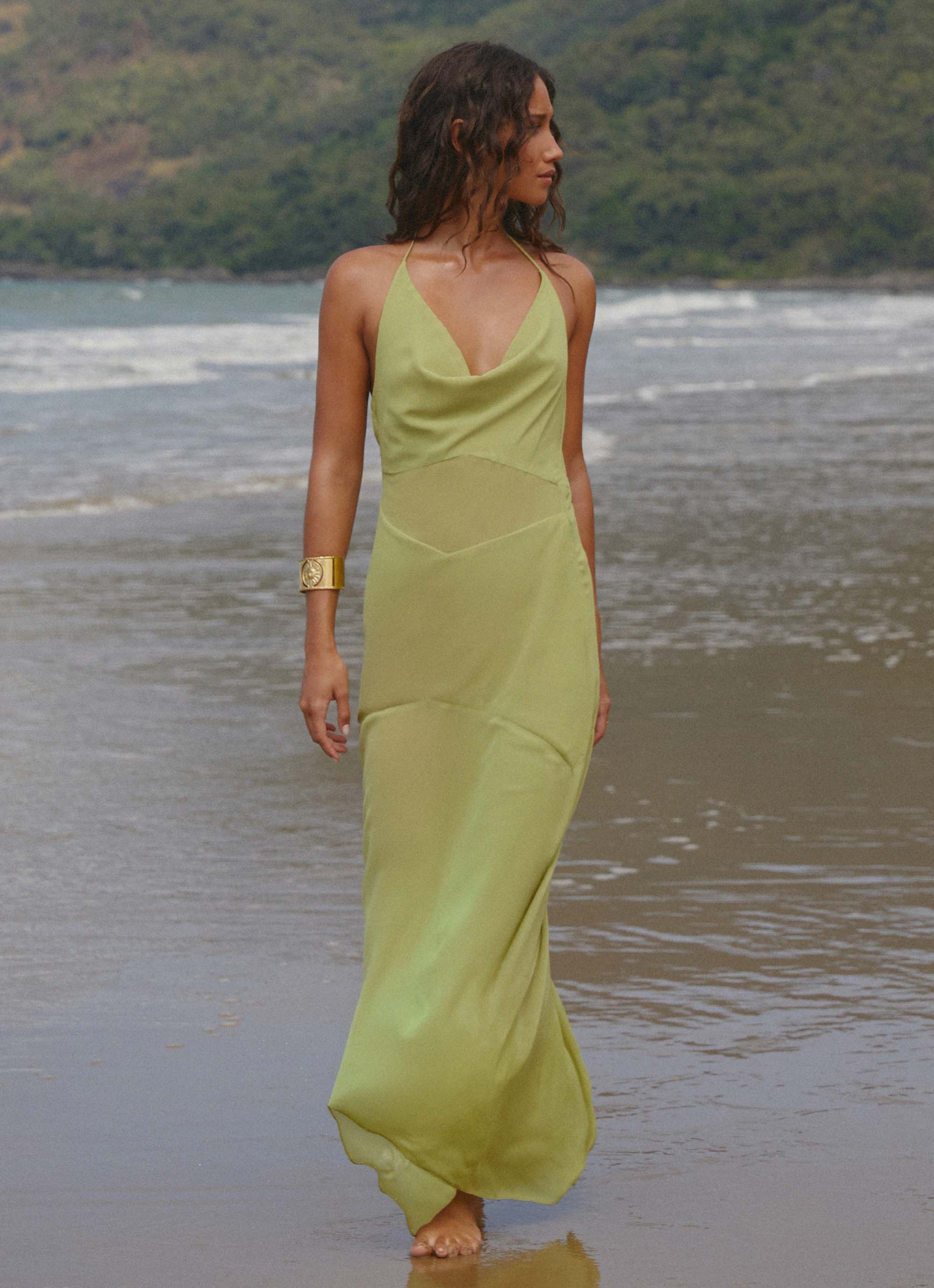 Samoa Maxi Dress - Lime Lime / US 18 Samoa Maxi Dress - Lime Lime / US 18