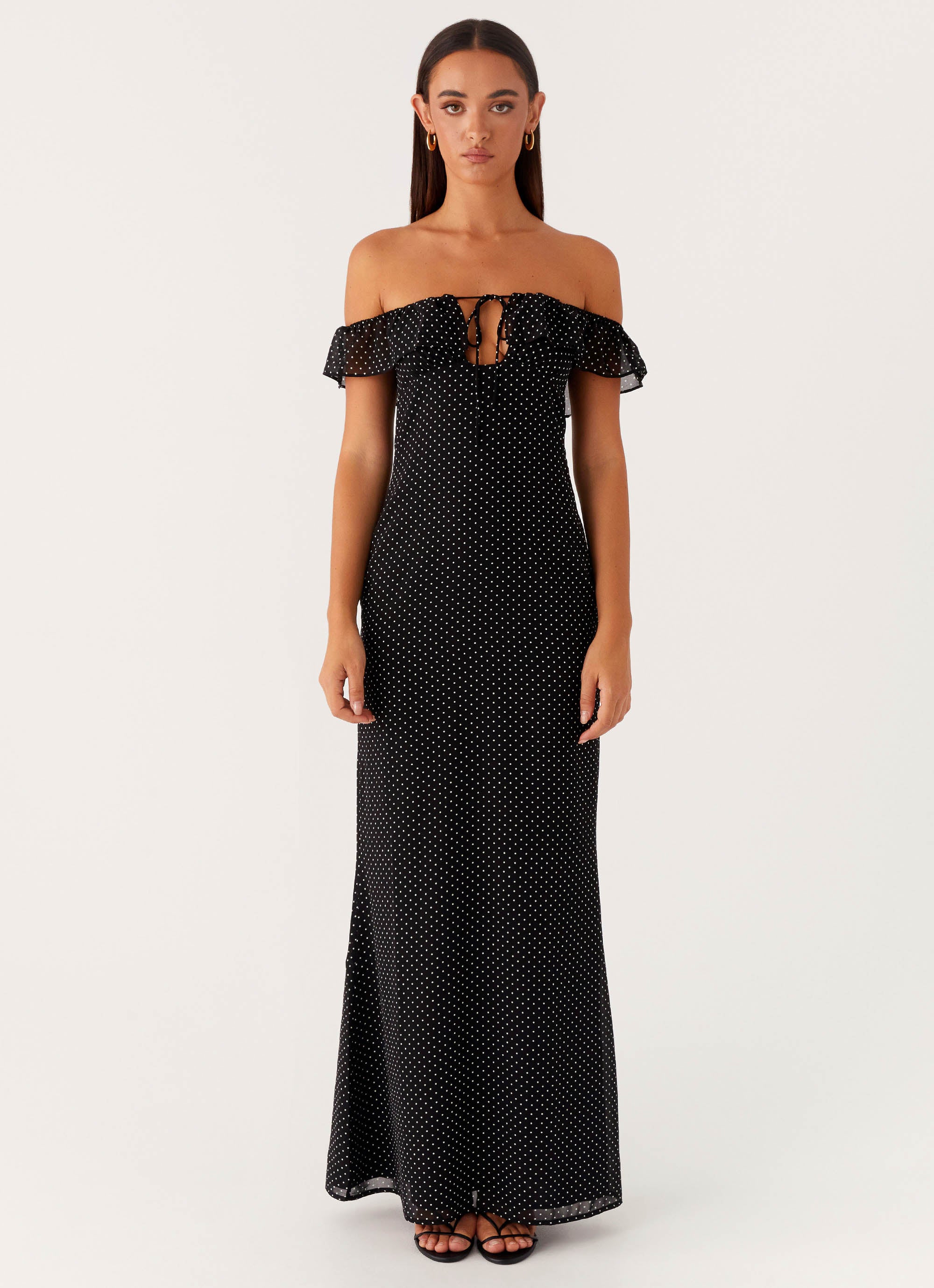 black cherry maxi dress ASOS LUXE plunge maxi dress with ruched chiffon details & open back in dark cherry