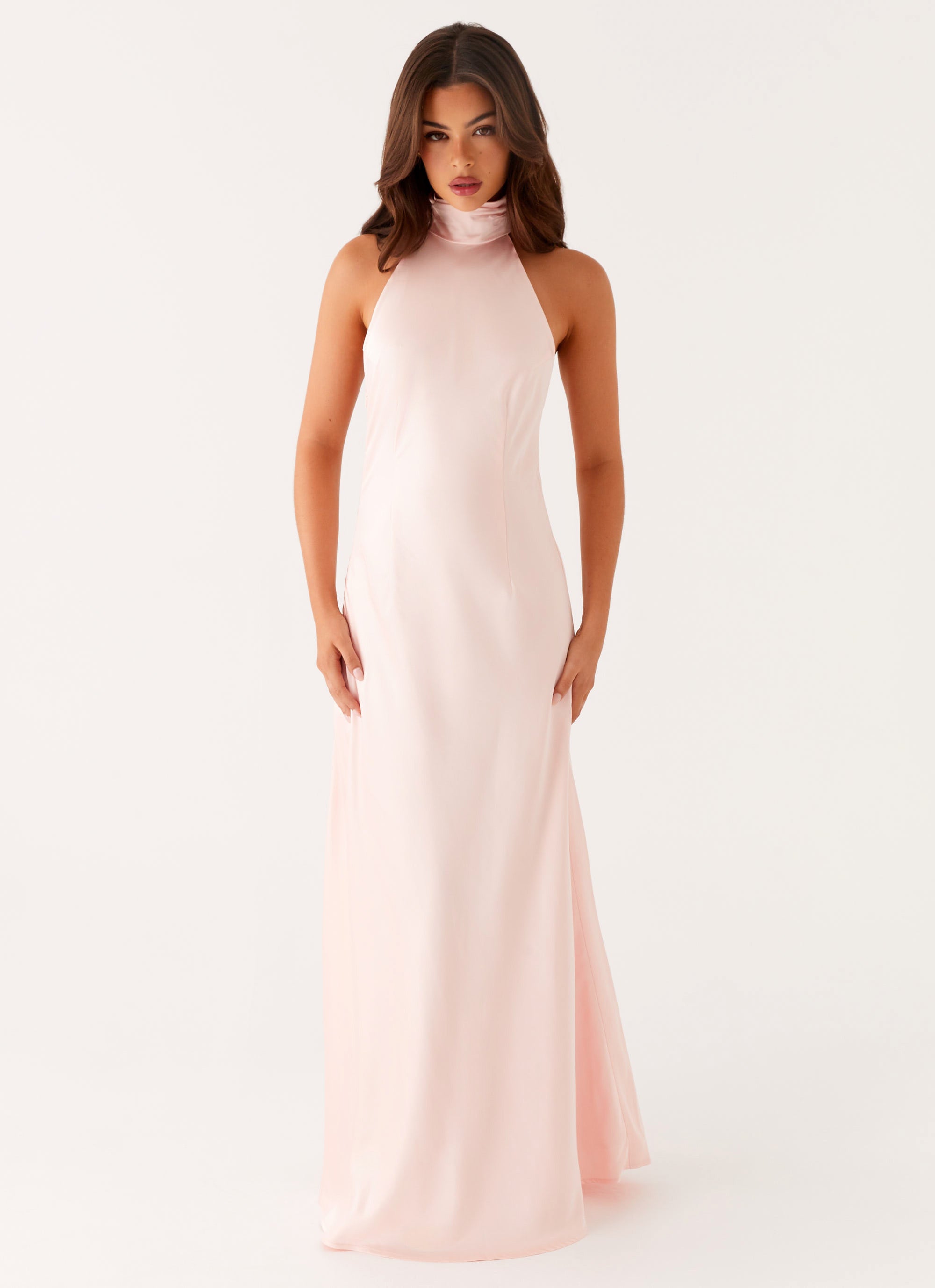 Siani Backless Maxi Dress - Pink Pink / US 18 Siani Backless Maxi Dress - Pink Pink / US 18