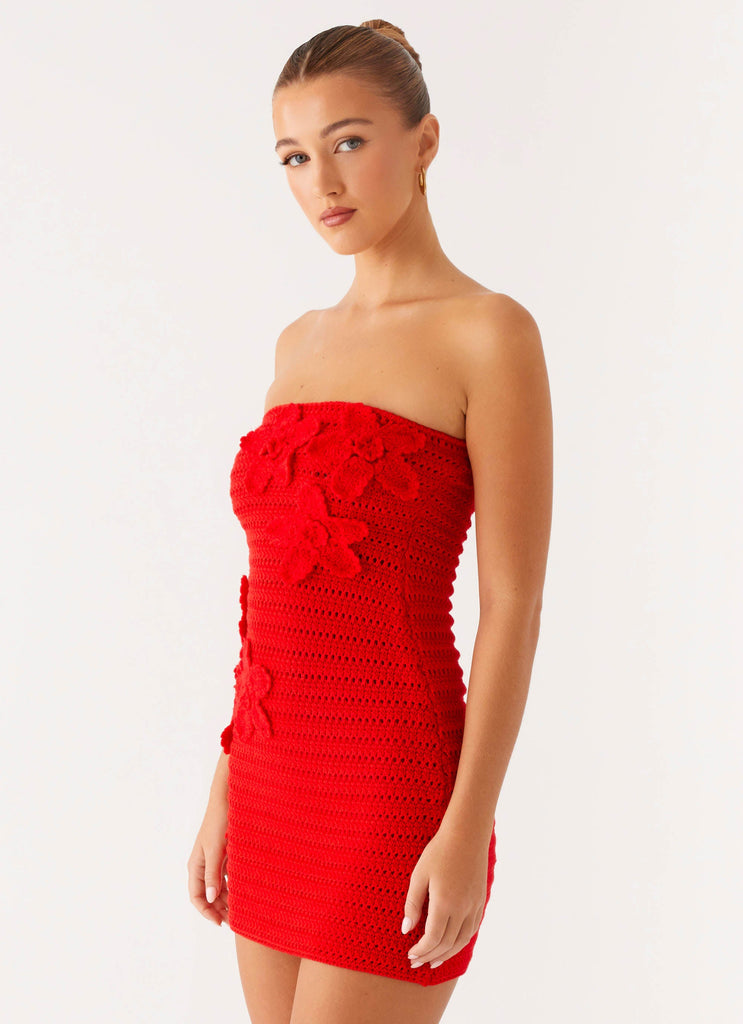 Sicily Mini Dress - Red