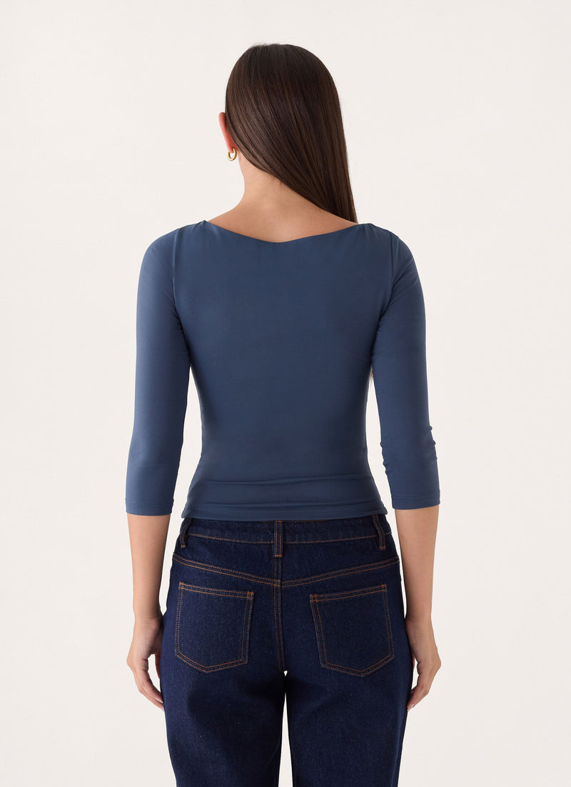 Slow Days Top - Navy