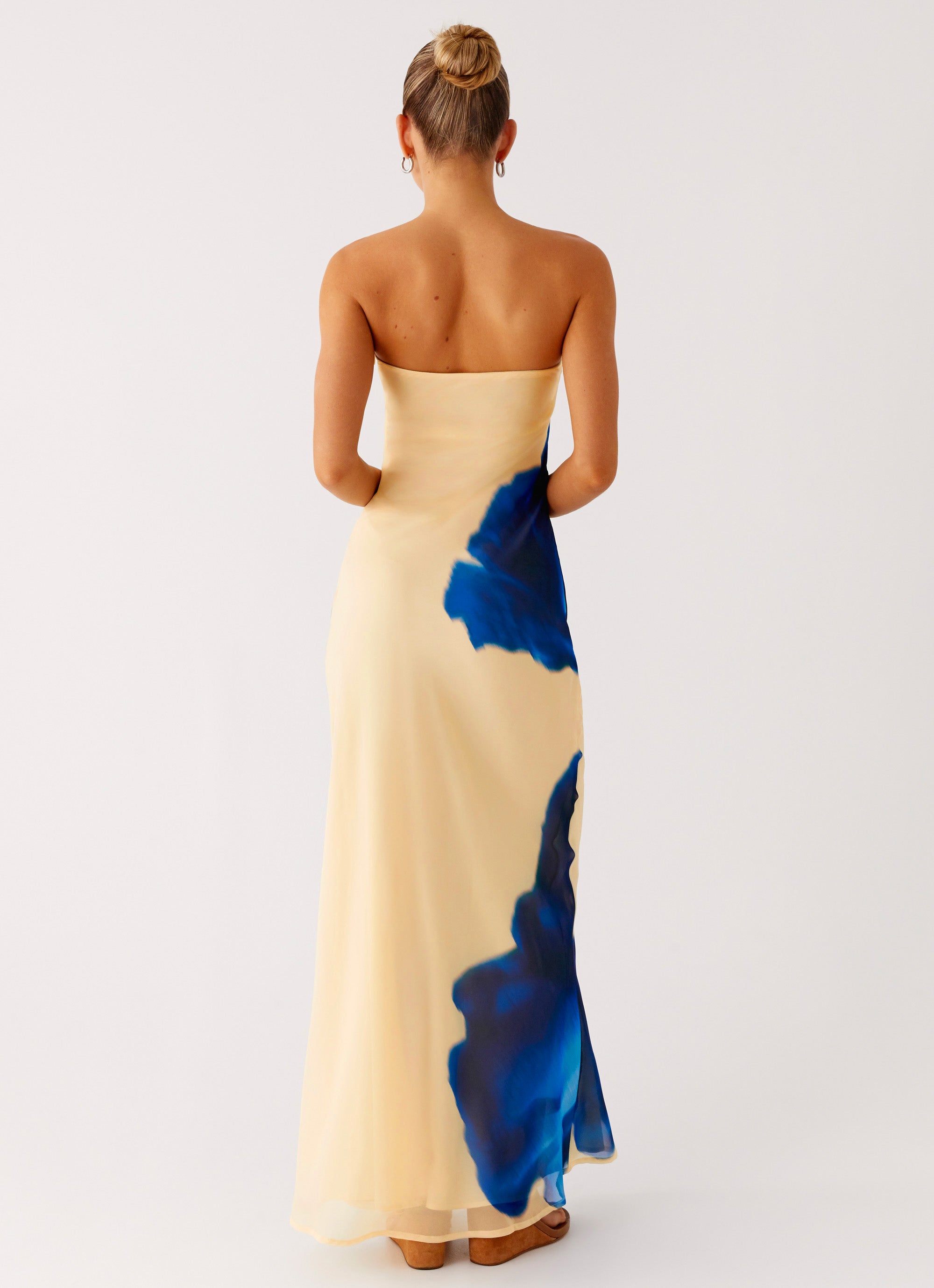 strapless cotton maxi dress So You Say Strapless Maxi Dress
