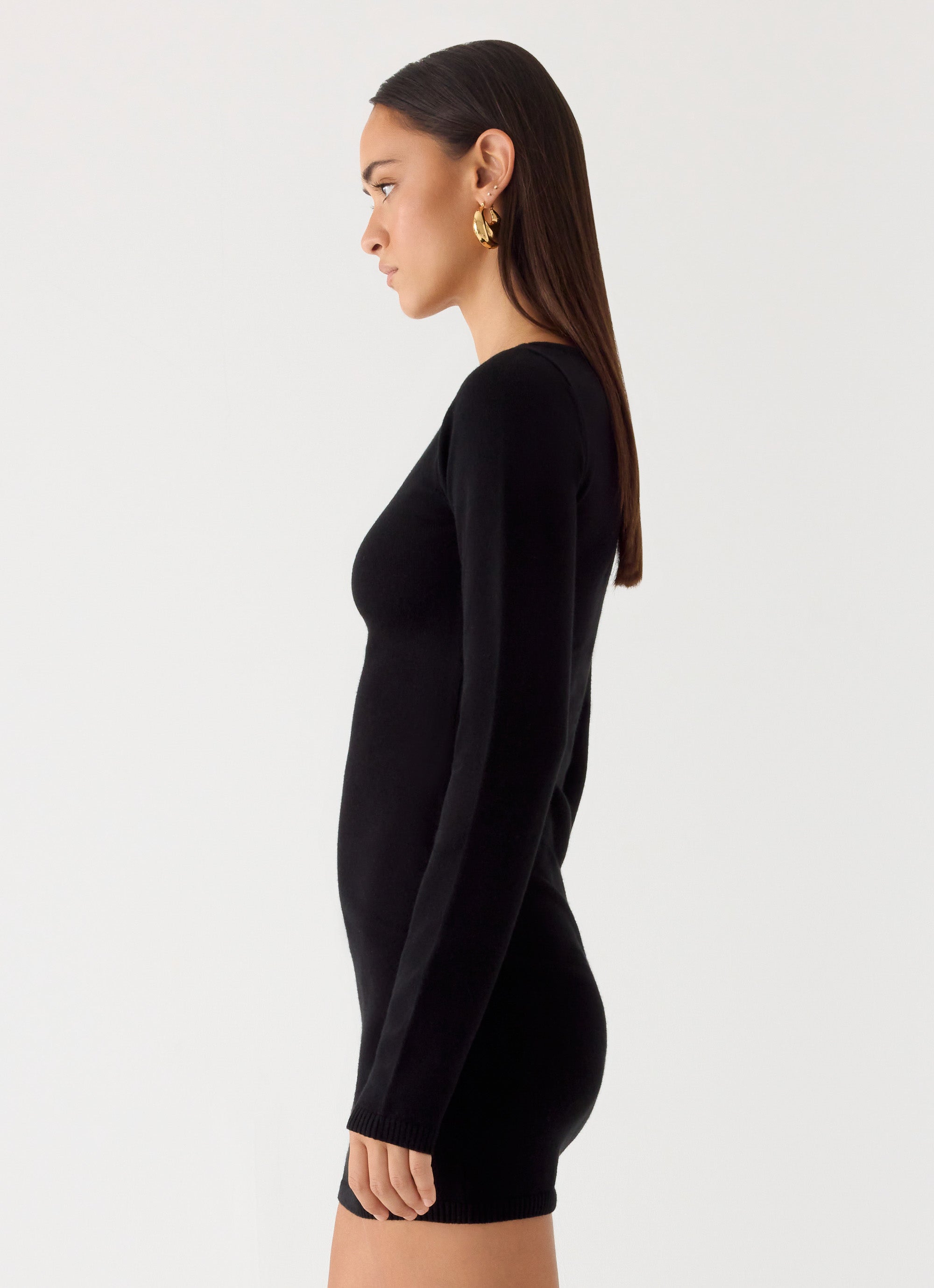Soft Vision Knit Mini Dress