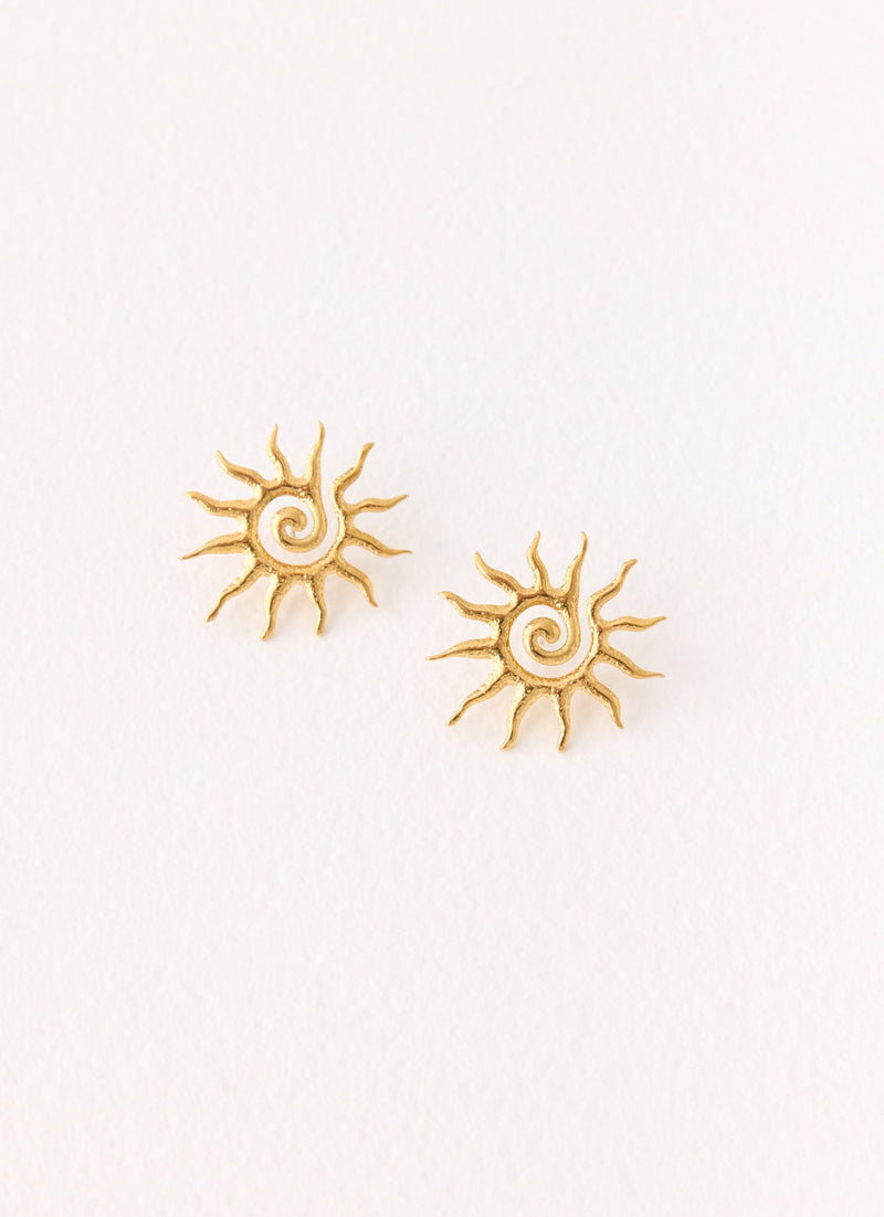Solaris Earrings - Gold