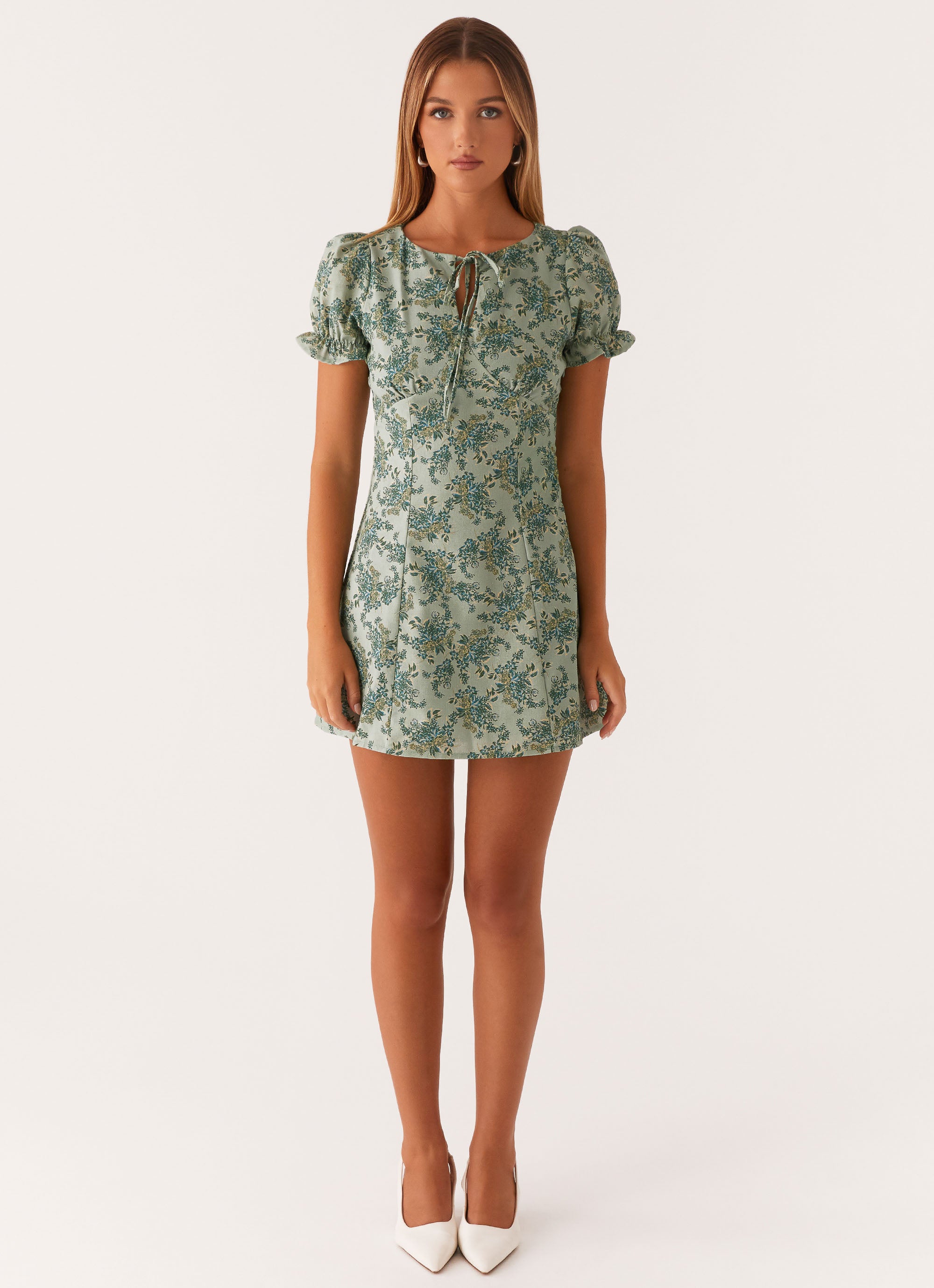 Someday Mini Dress - Cloud Nine Floral Cloud Nine Floral / US 18 Someday Mini Dress - Cloud Nine Floral Cloud Nine Floral / US 18