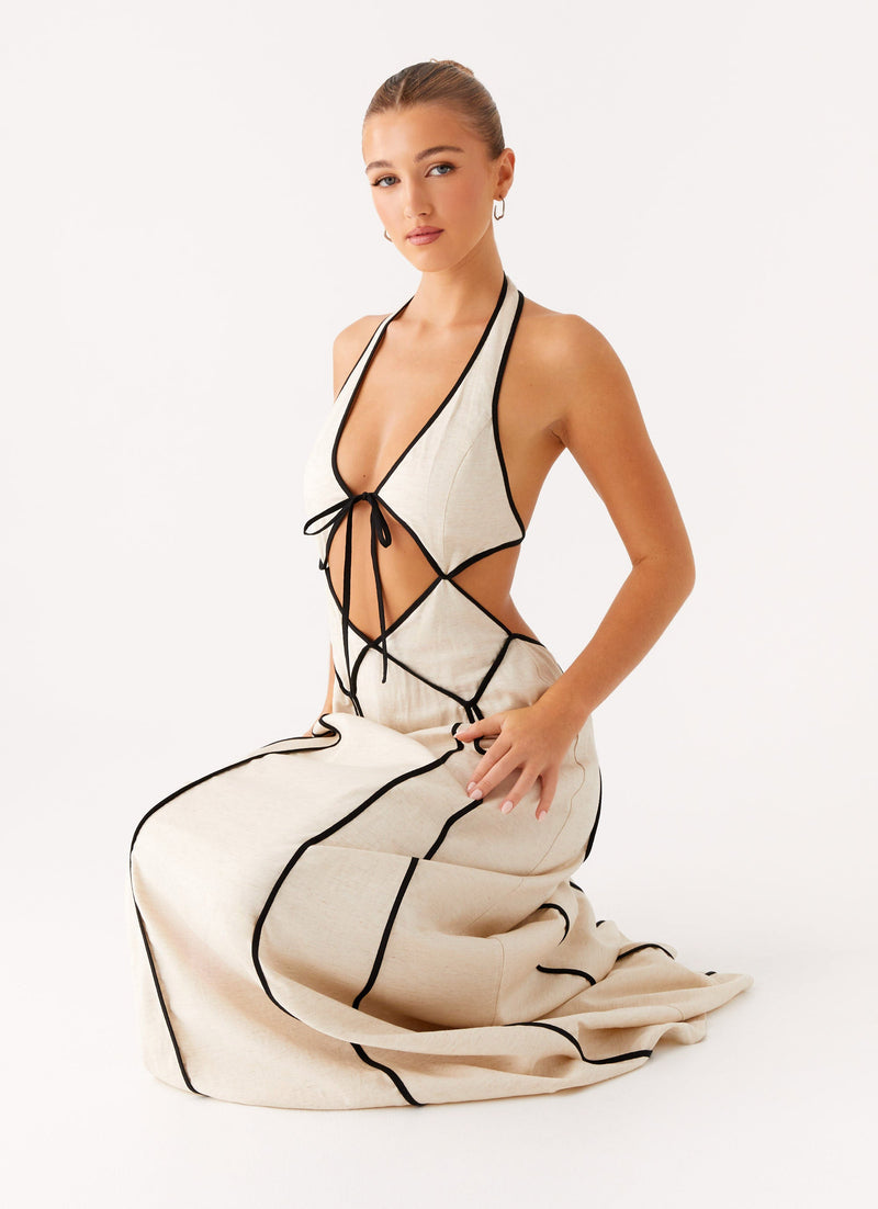 Sonnet Maxi Dress - Oatmeal