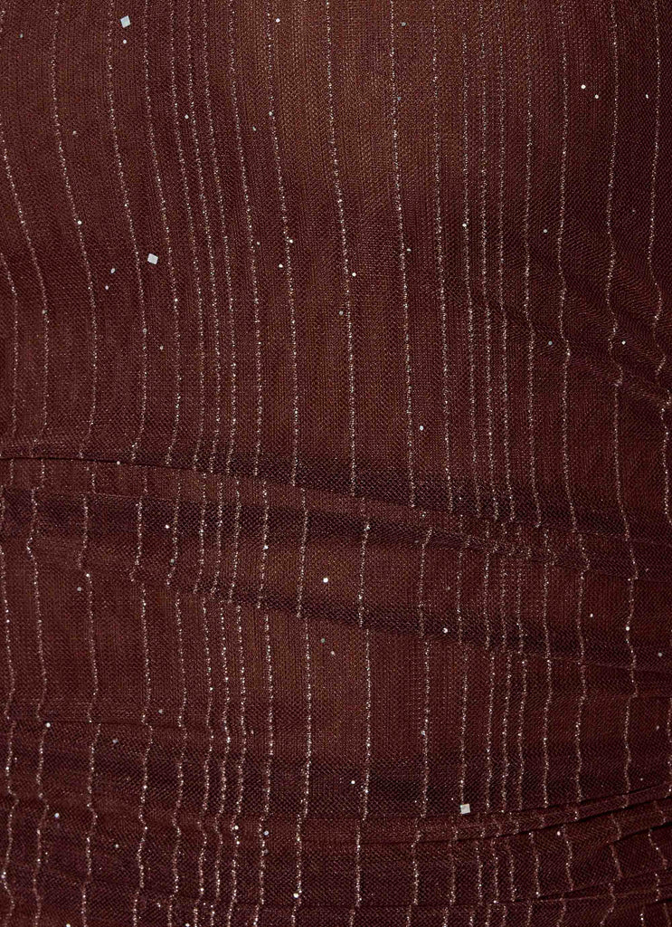 Sparkling Night Top - Chocolate
