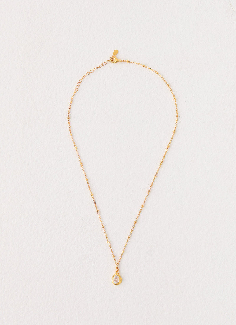 Spring Bloom Necklace - Gold