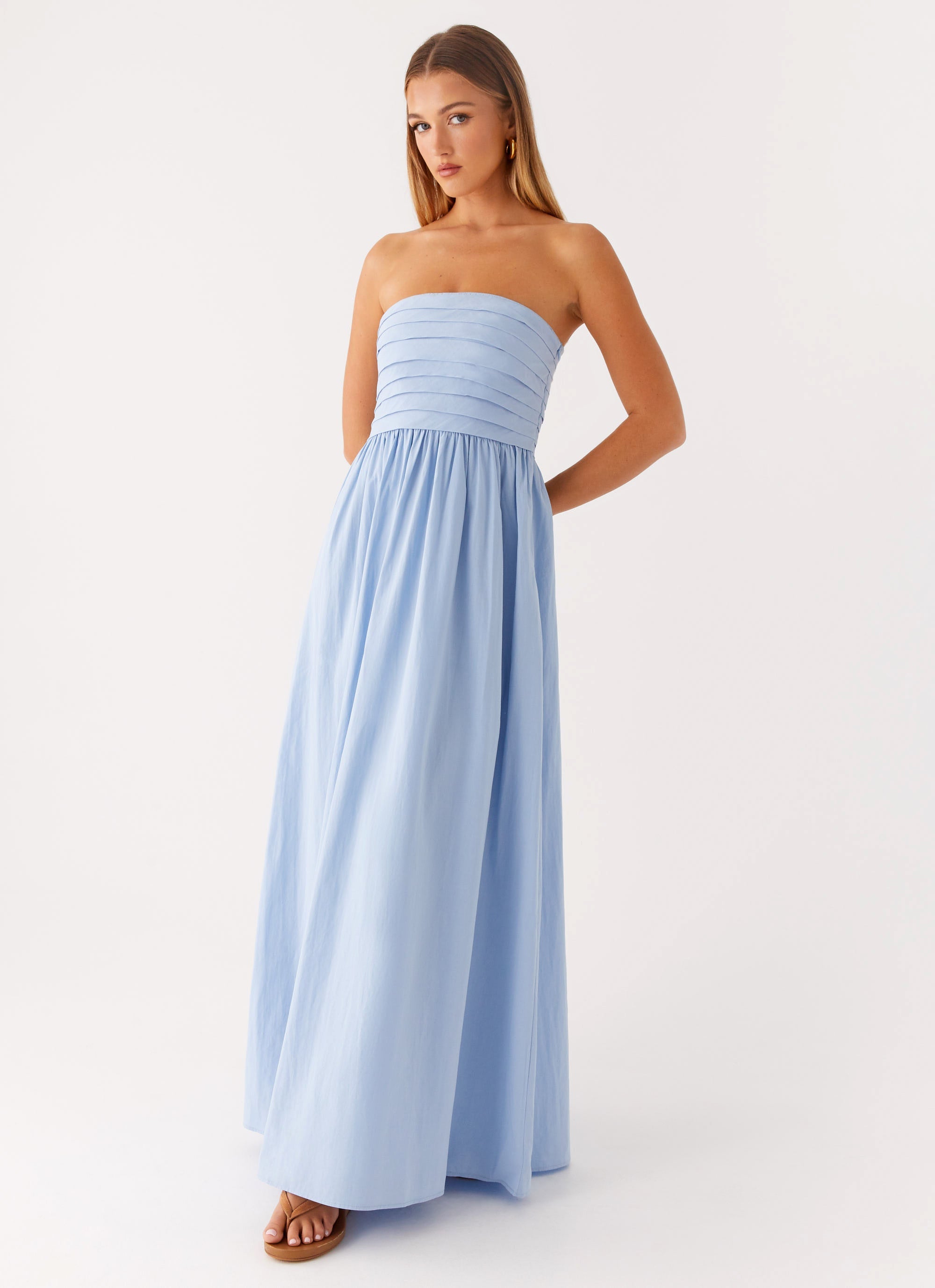 tourista maxi dress blue Tourista Maxi Dress Blue