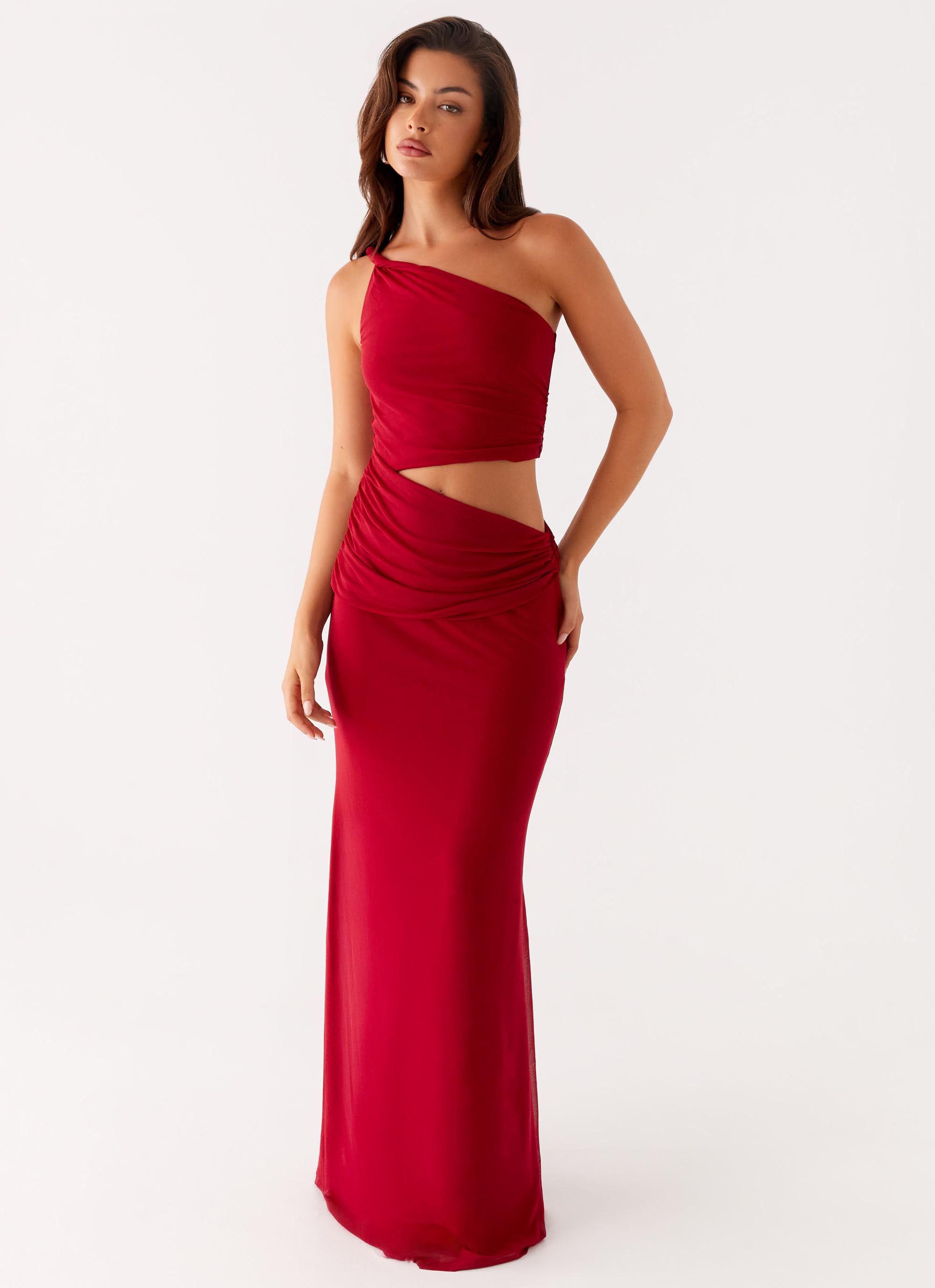 Three Wishes Maxi Dress - Raspberry Raspberry / US 10 Three Wishes Maxi Dress - Raspberry Raspberry / US 10