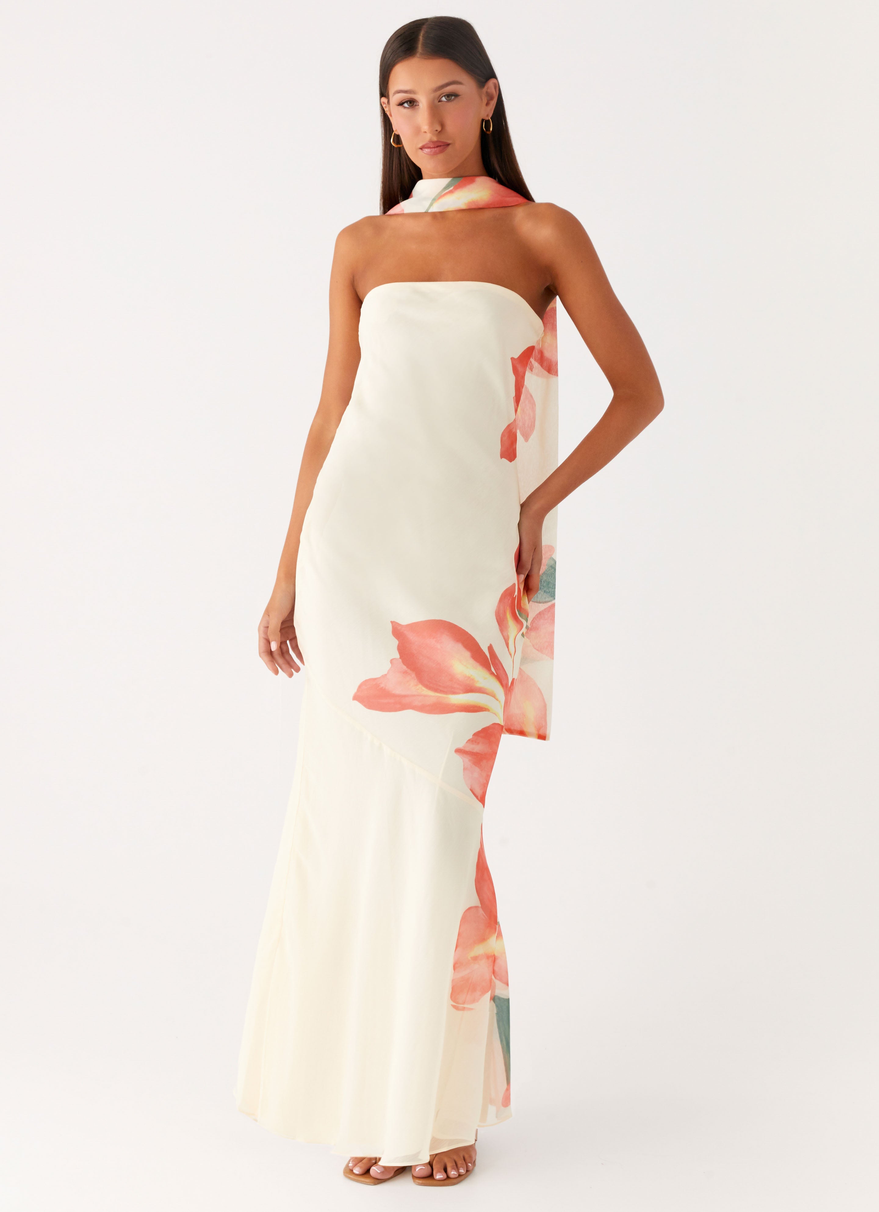 Under The Pagoda Maxi Dress - Siena Floral Sienna Floral / US 18 Under The Pagoda Maxi Dress - Siena Floral Sienna Floral / US 18