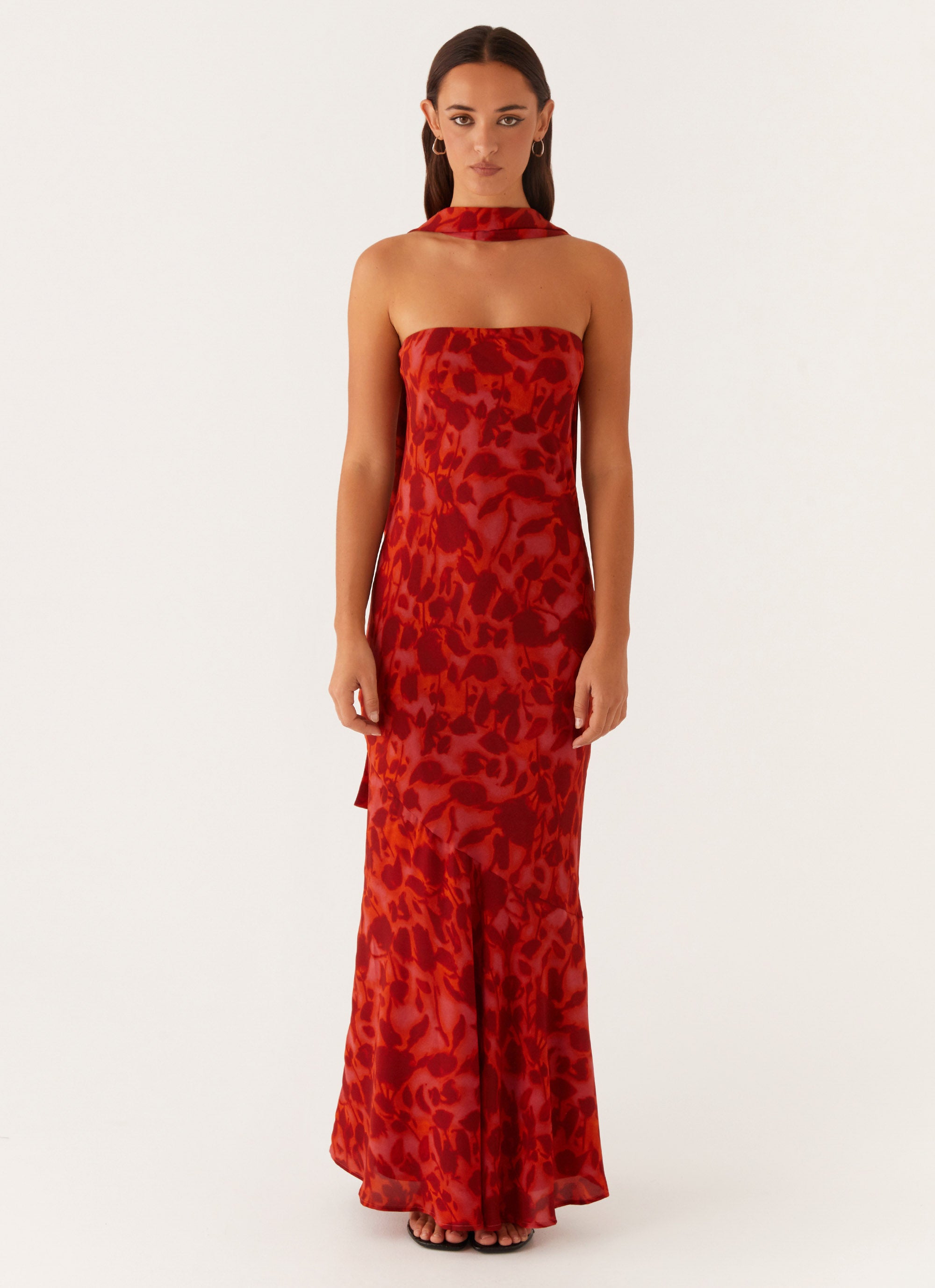 fitted lace wedding dress Under The Pagoda Maxi Dress