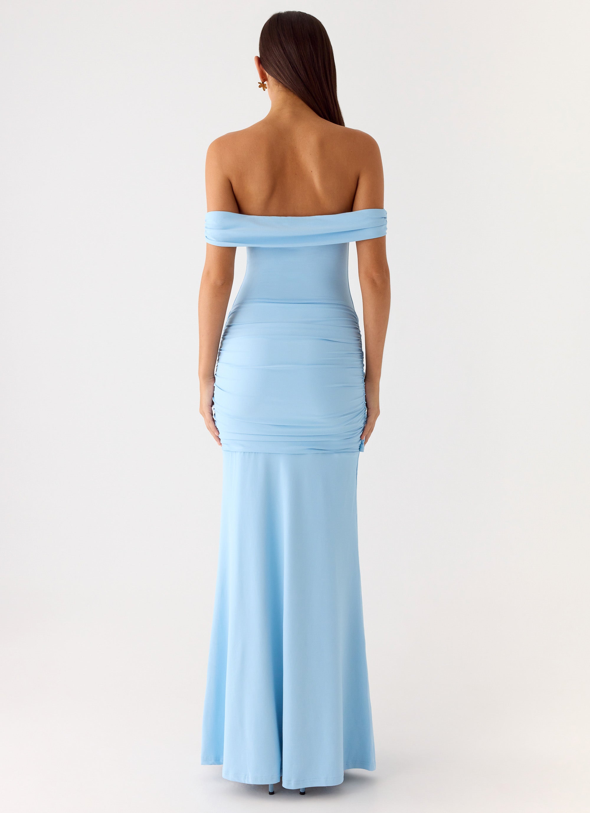 Vee Bardot Maxi Dress - Blue Blue / US 10 Vee Bardot Maxi Dress - Blue Blue / US 10