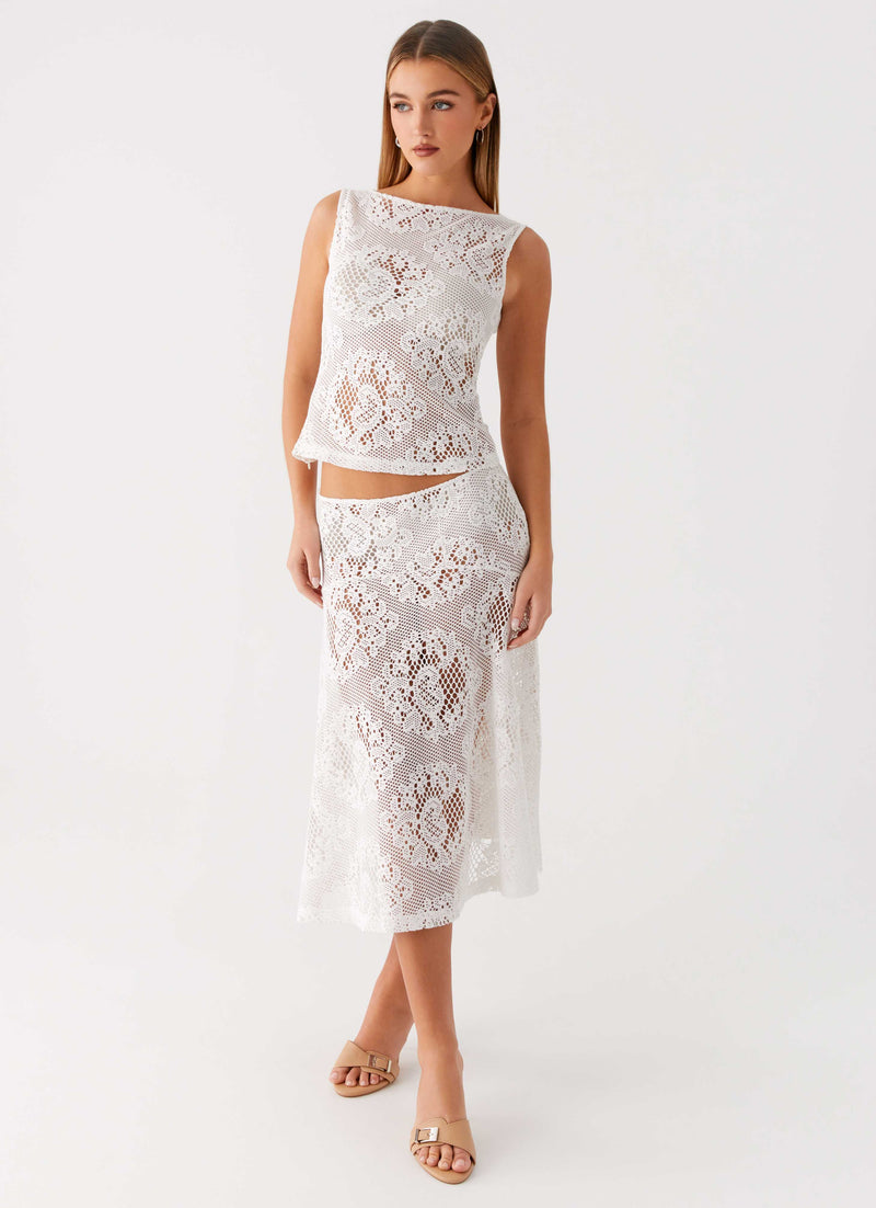 Virelle Lace Top - Ivory