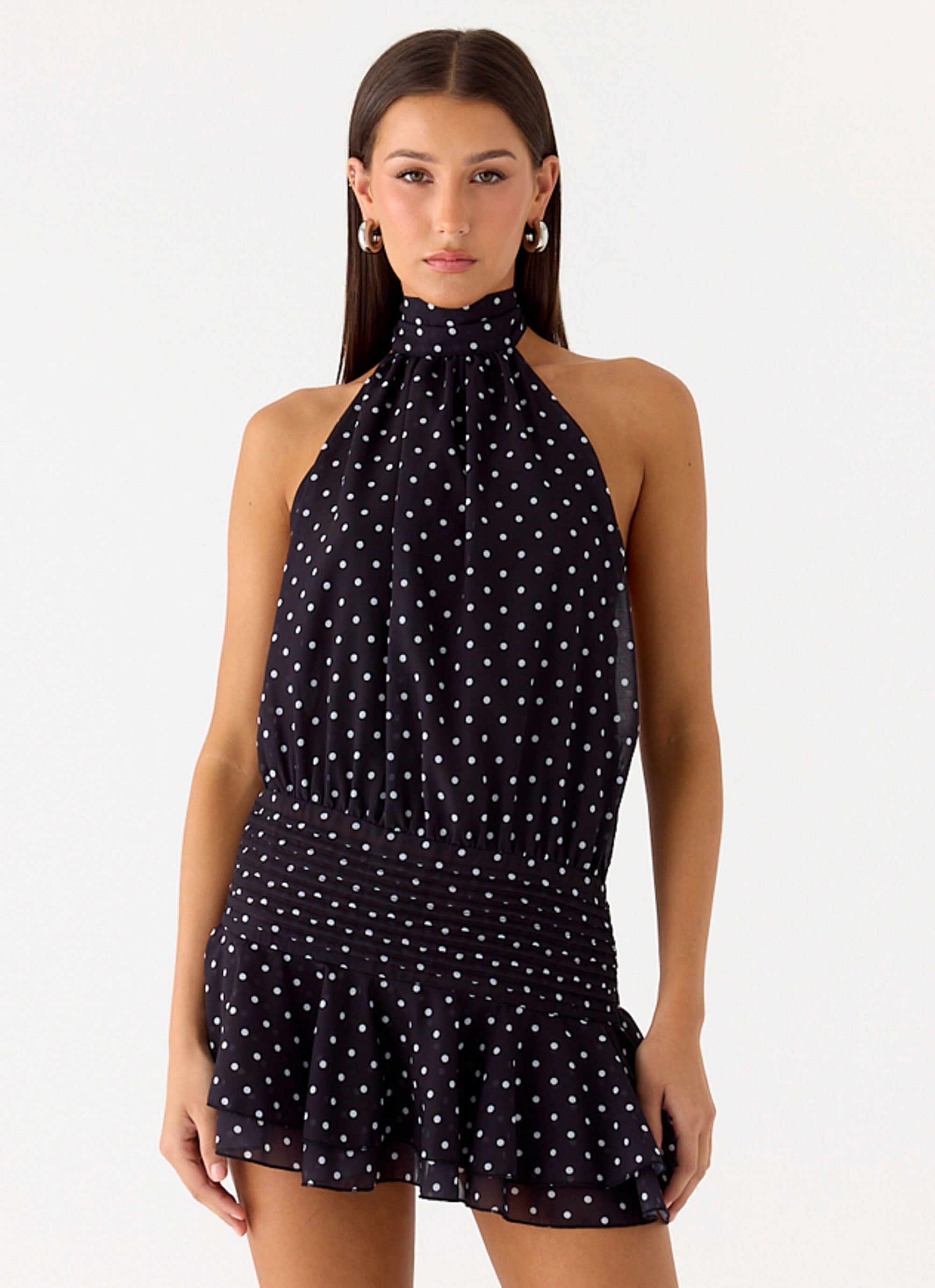 peppermayo willow chiffon mini dress Sorority Rush Dress | Willow Chiffon Mini Dress