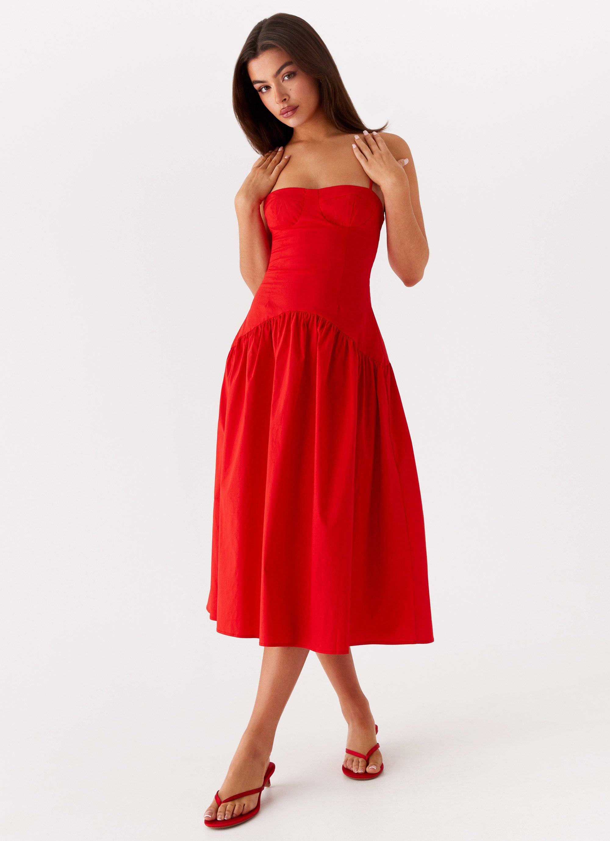 Yvette Corset Midi Dress