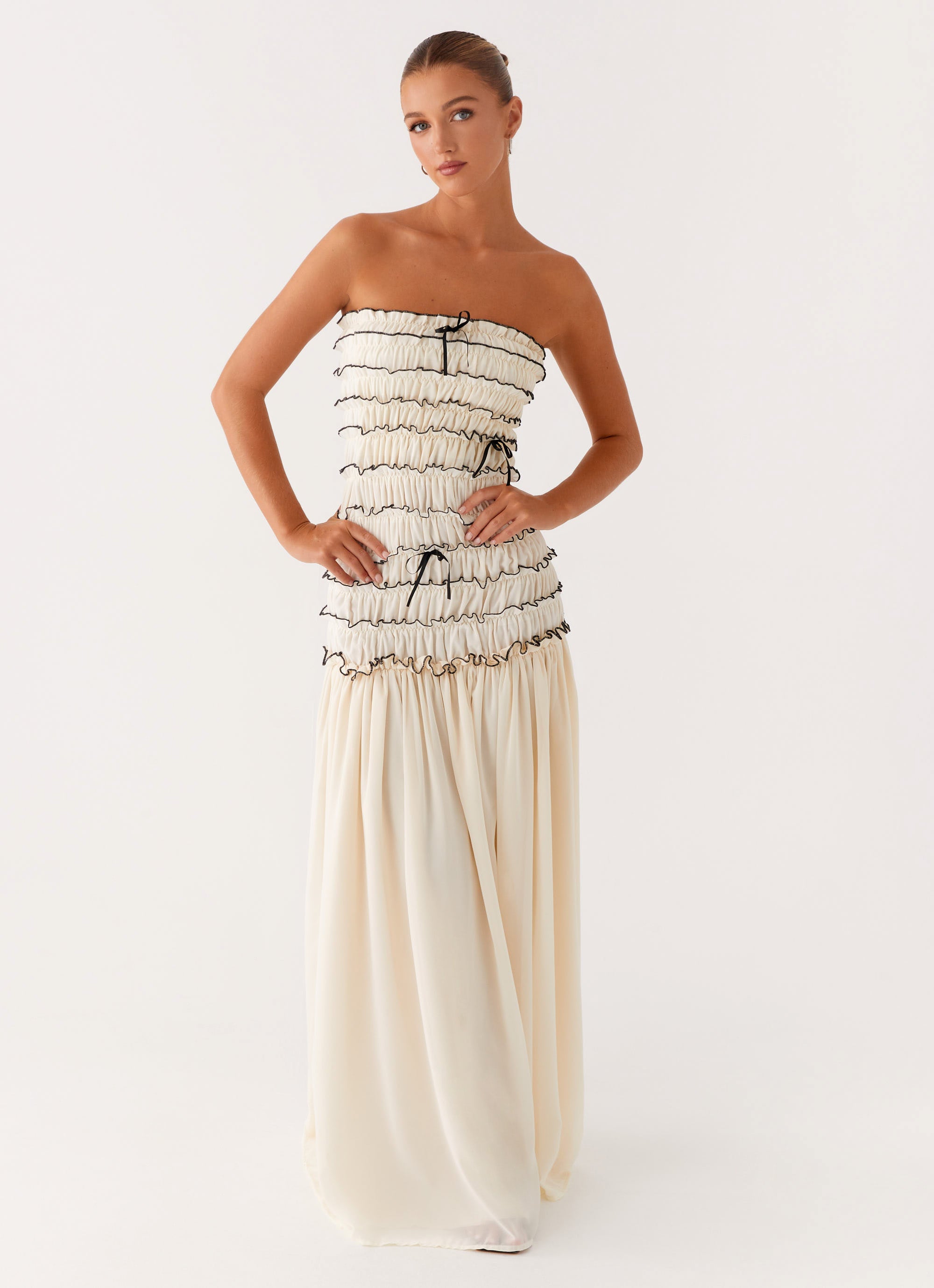 Zariah Maxi Dress - Ivory Zariah Maxi Dress - Ivory