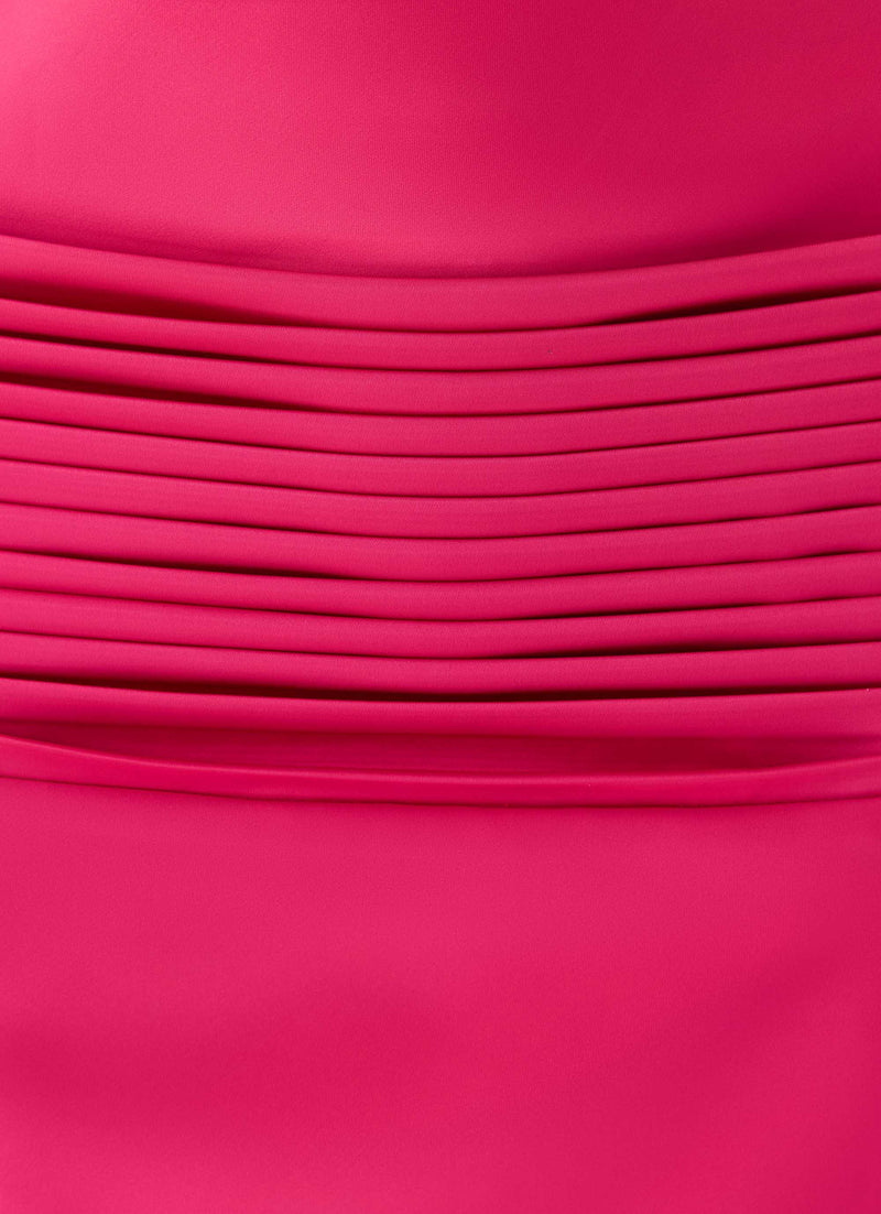 Zarita Halter Maxi Dress - Fuchsia