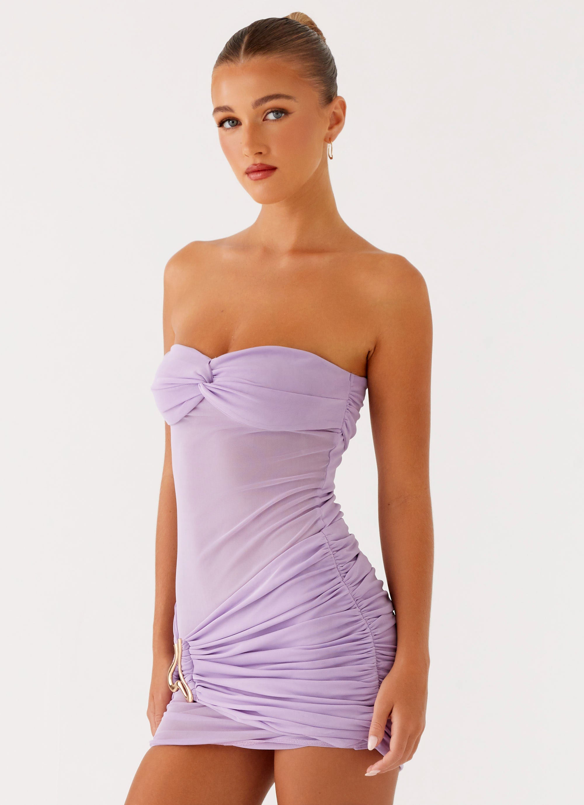 ilana strapless mini dress lilac Thats So Fetch | Lane Strapless Mini Dress | lilac