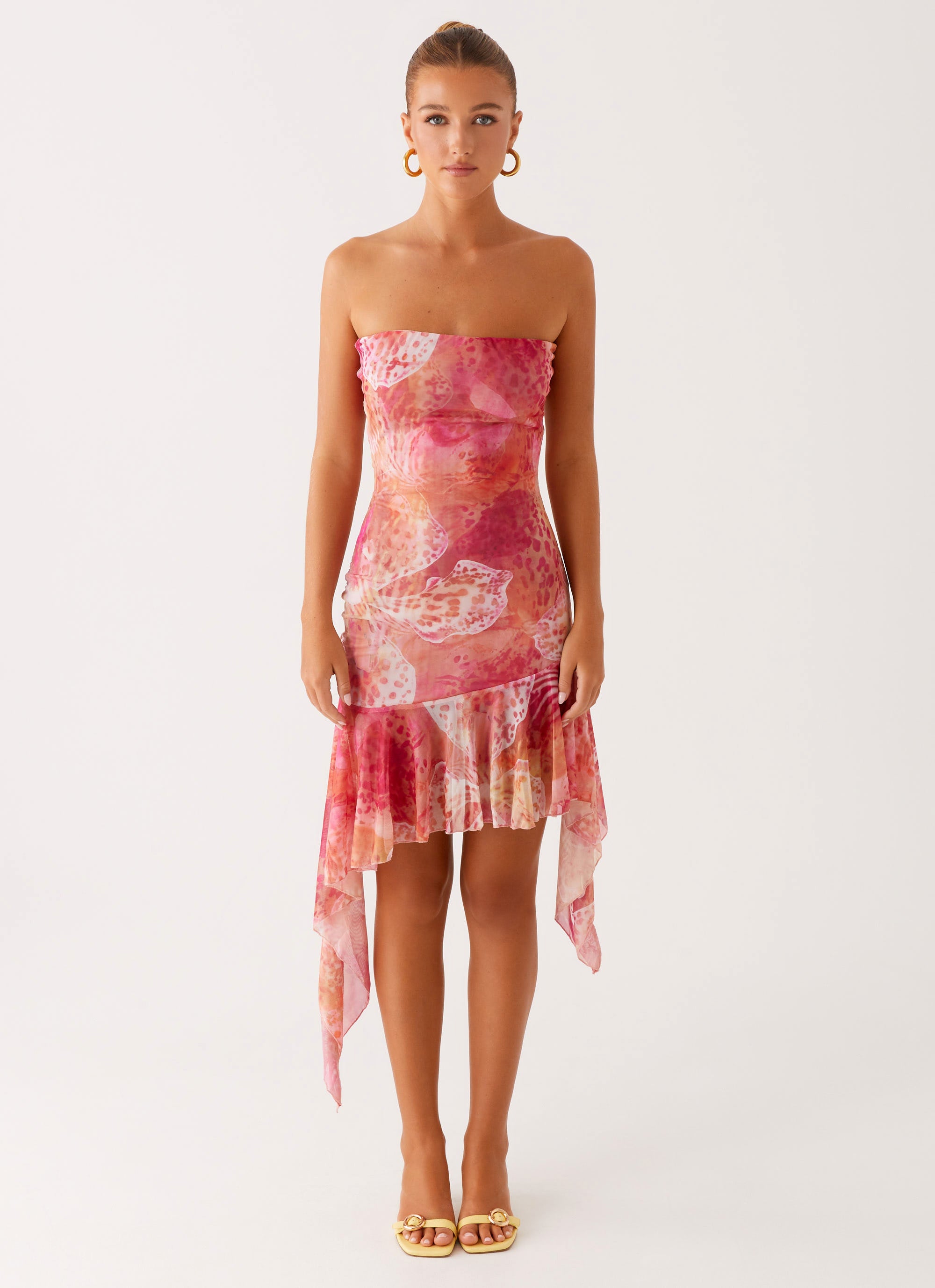 flamingo mini dress Flamingo Shivering Backless Mini Dress