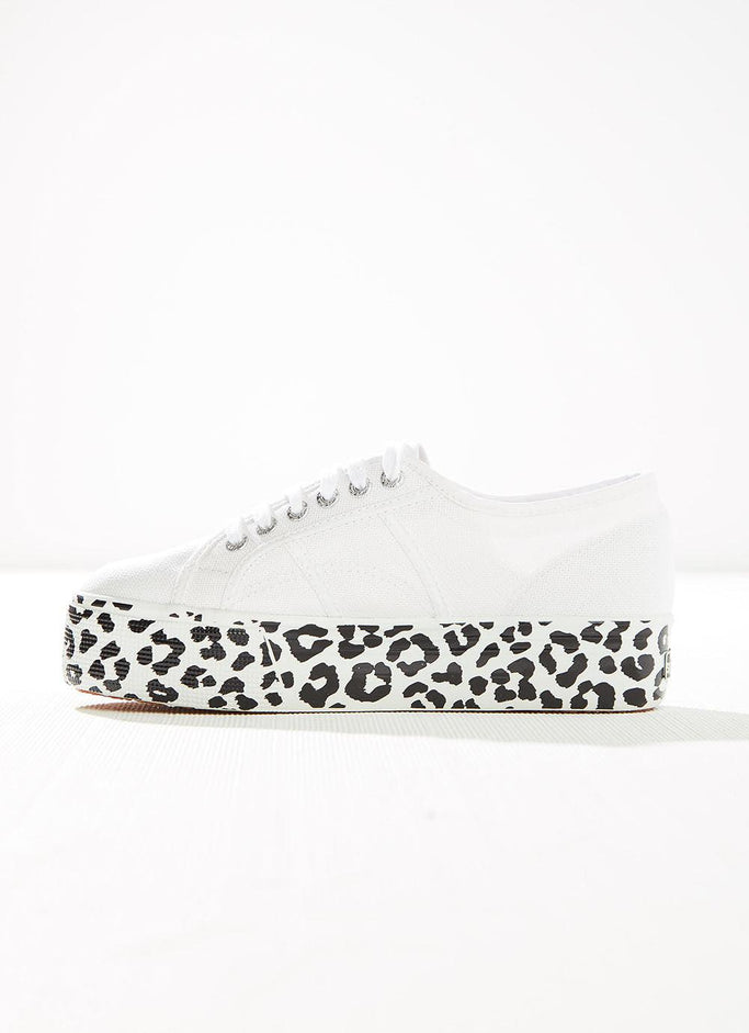 2790 Cotw Printed Sneaker - White/ Leopard
