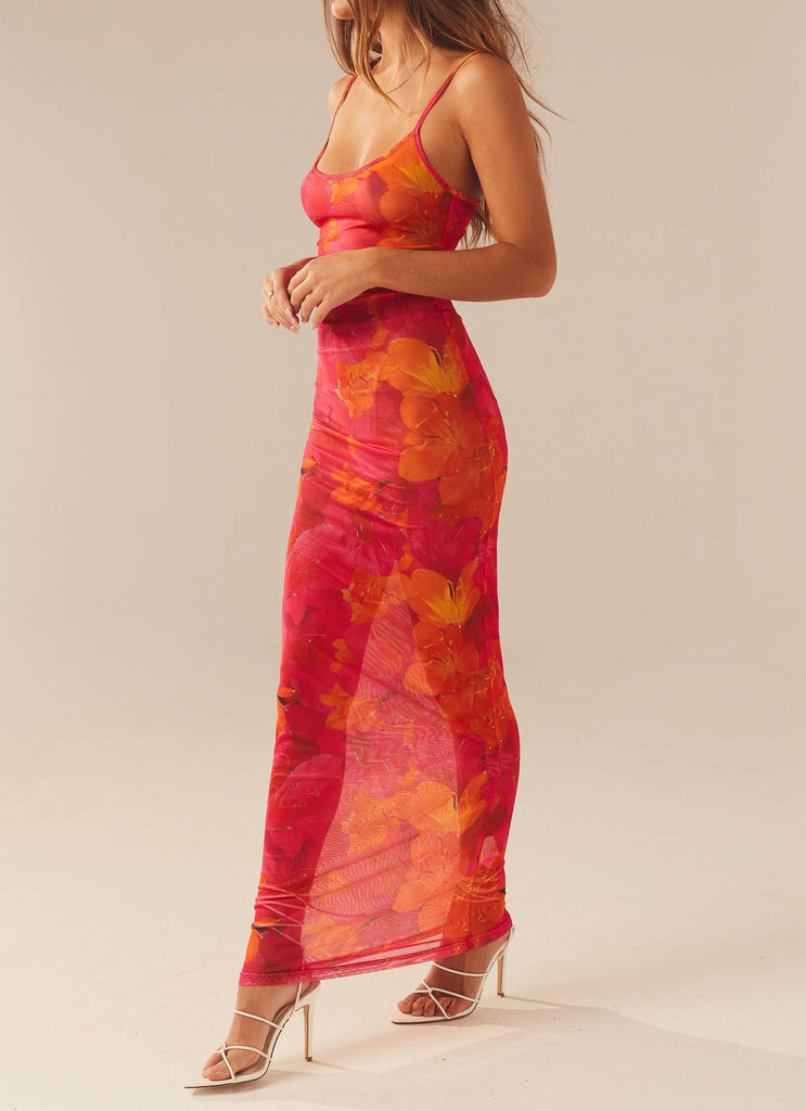 Love On The Run Maxi Dress - Floral Sun - Peppermayo US
