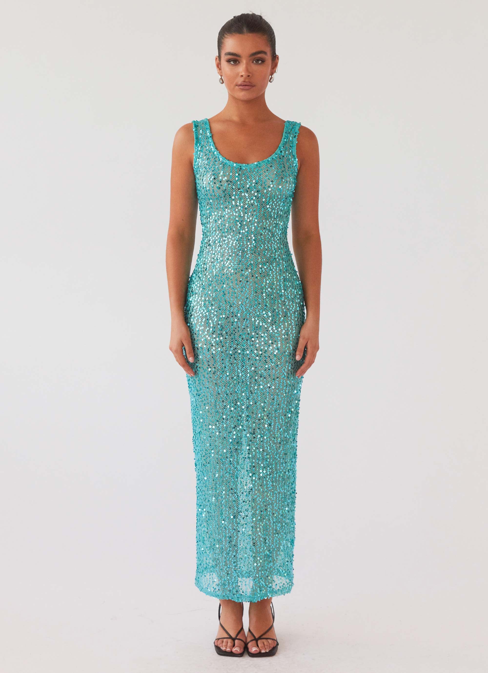 Sweet Essence Maxi Dress - Crystal Sweet Essence Maxi Dress - Crystal