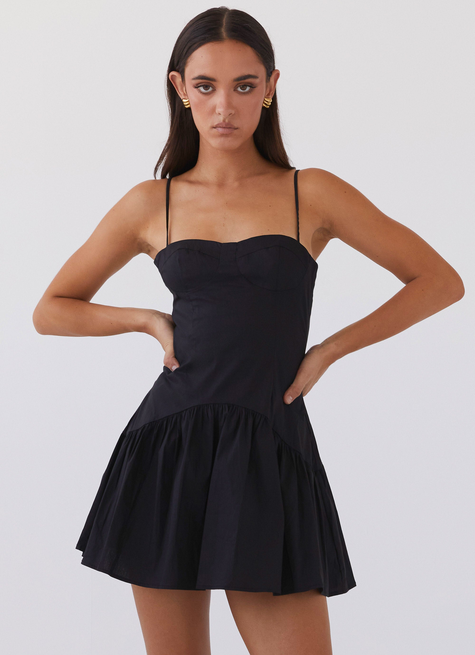 Endless Summer Mini Dress - Black Black / US 10 Endless Summer Mini Dress - Black Black / US 10