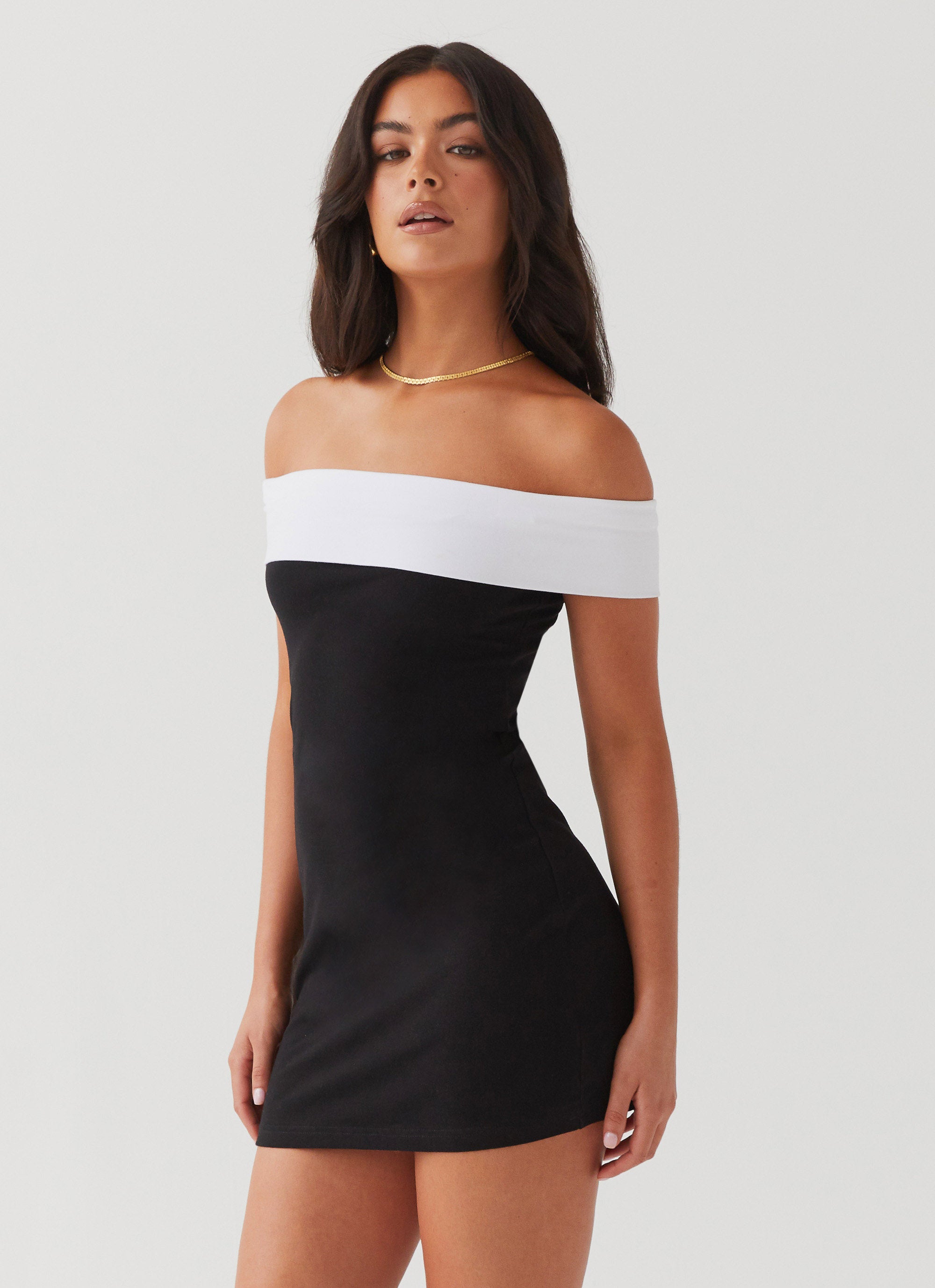 Diamonds and Pearls Mini Dress - Black Peppermayo US Diamonds and Pearls Mini Dress - Black Peppermayo US