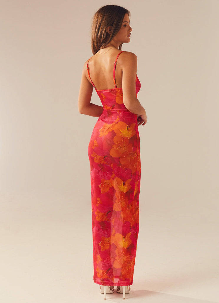 Love On The Run Maxi Dress - Floral Sun - Peppermayo US