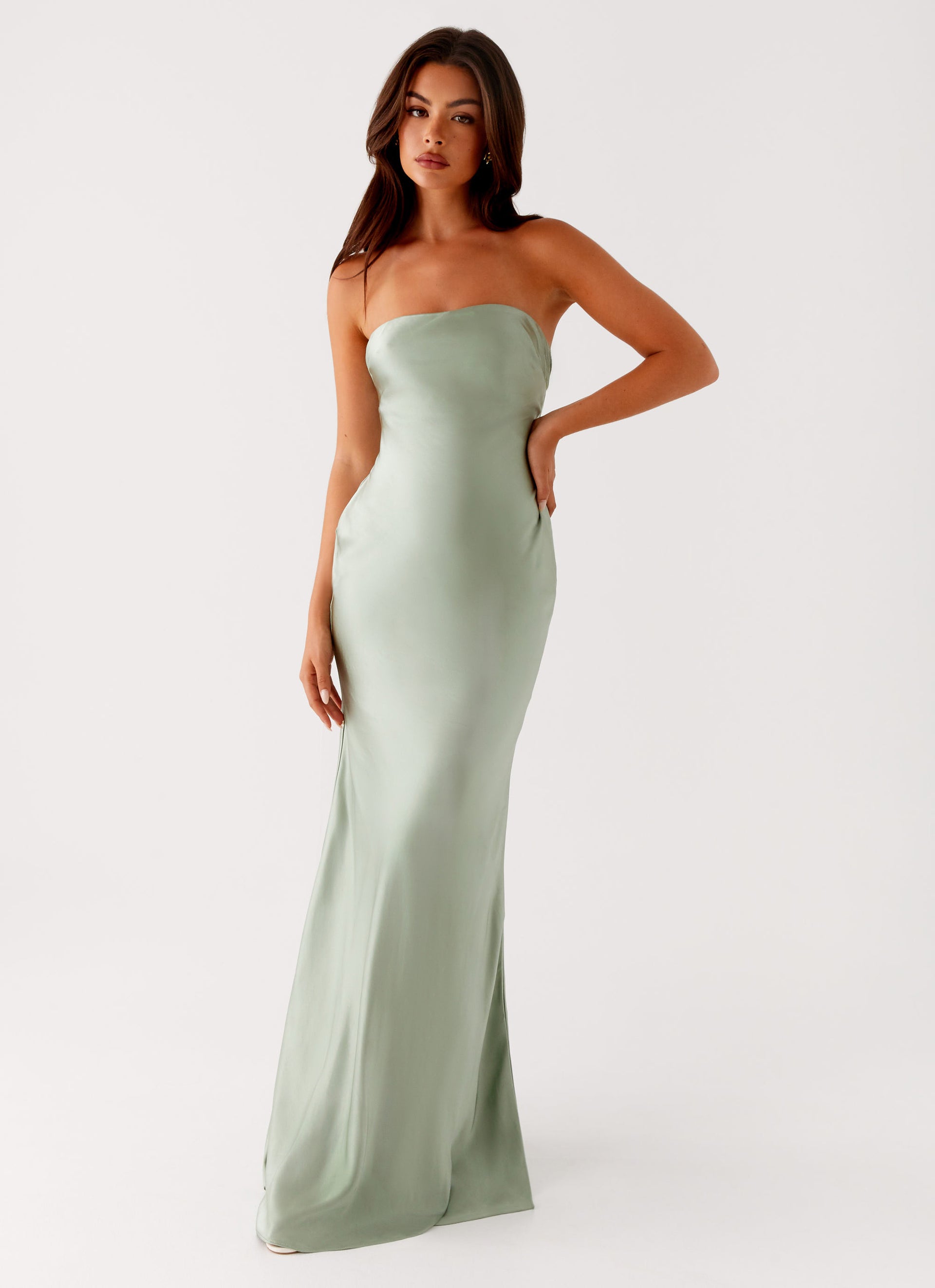 sage green maxi dress Monte Carlo Appropriate for a summer feel fabric Color:Plaid black tie attire dresses