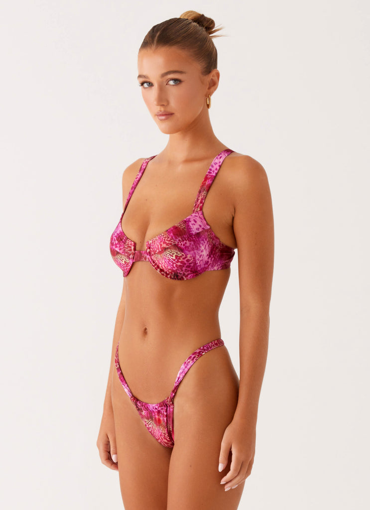 Airlie Balconette Bikini Top - Lavender Lagoon