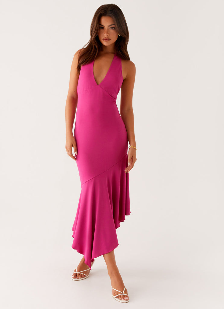 Perdita Midi Dress - Fuchsia Perdita Midi Dress - Fuchsia