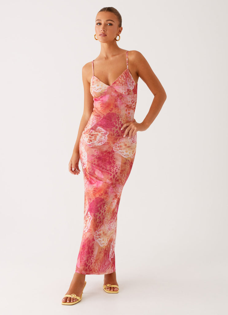 Kasey Midi Dress - Flamingo Fling Peppermayo US Kasey Midi Dress - Flamingo Fling Peppermayo US