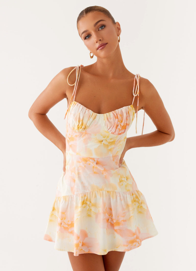 Abby Mini Dress - Floral Print