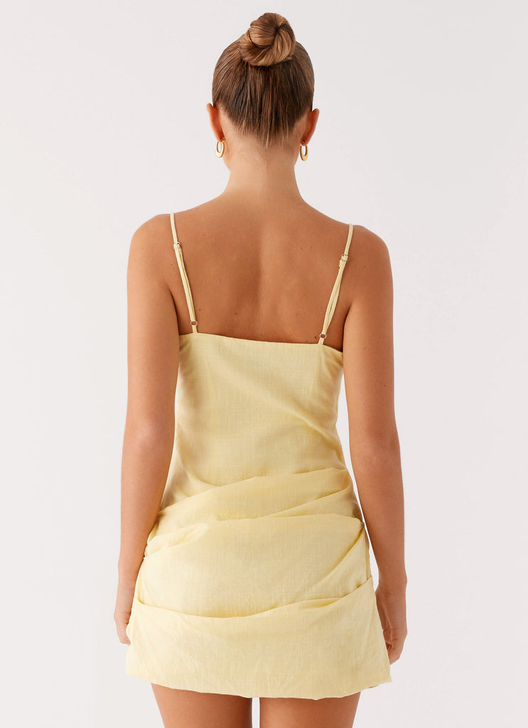 adele mini dress yellow Adella Mini Dress