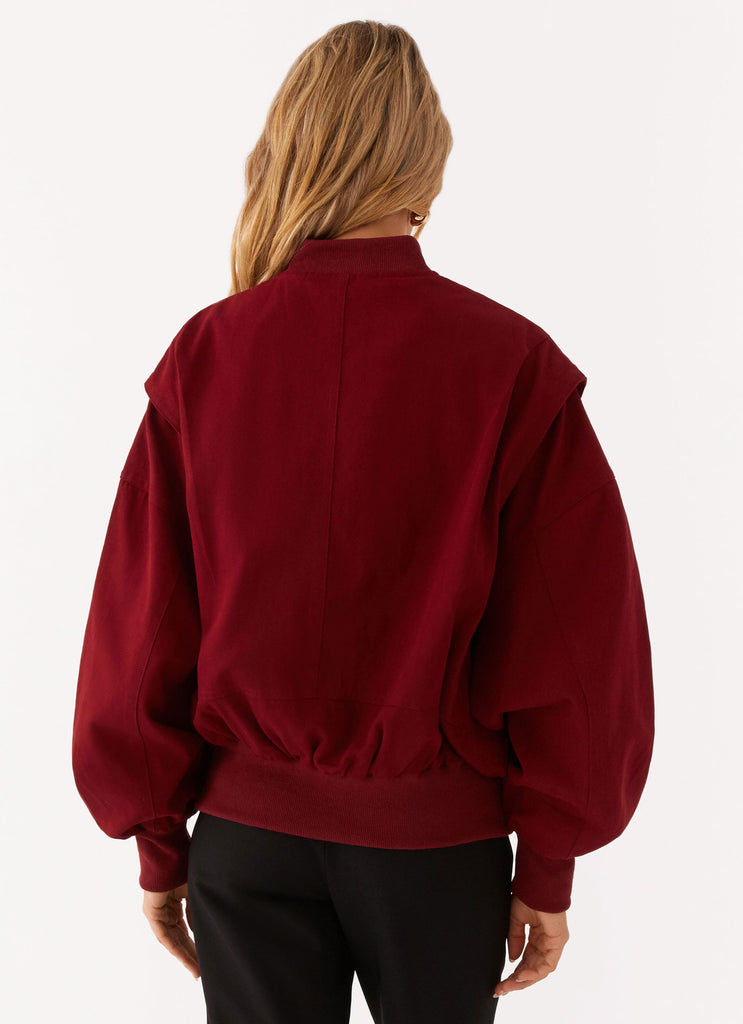 Alabama Bomber Jacket - Red