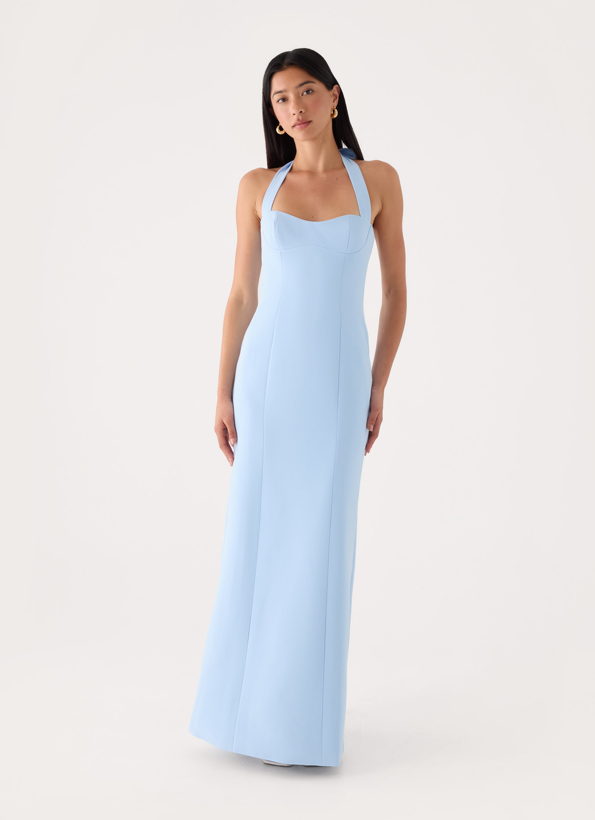 Alauna Maxi Dress - Blue – Peppermayo US