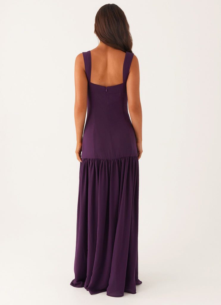 alberta maxi dress Alberta Ferretti Pleated Ruffled Maxi Dress