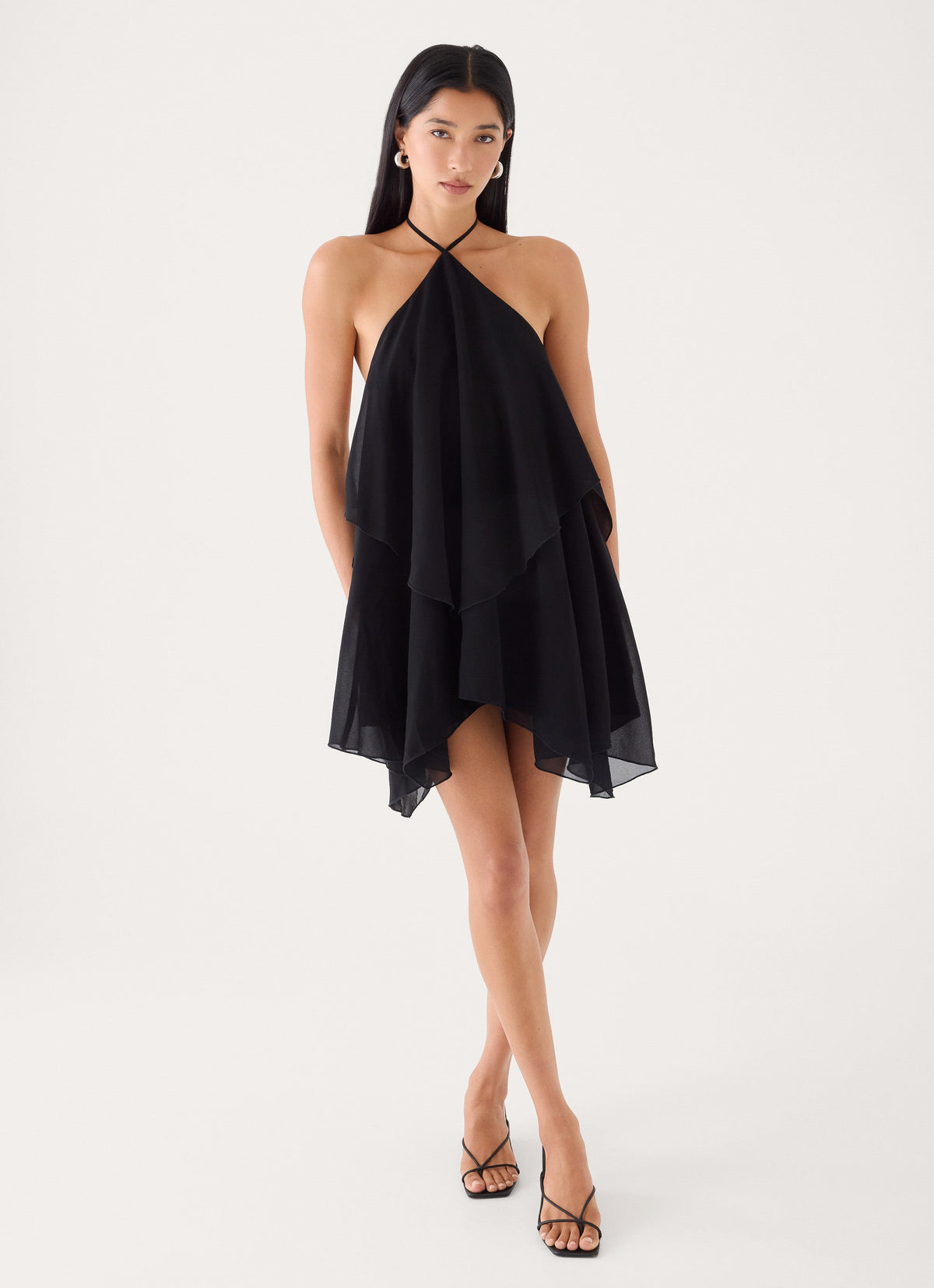 Alecia Mini Dress - Black