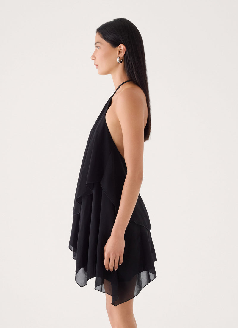 Alecia Mini Dress - Black