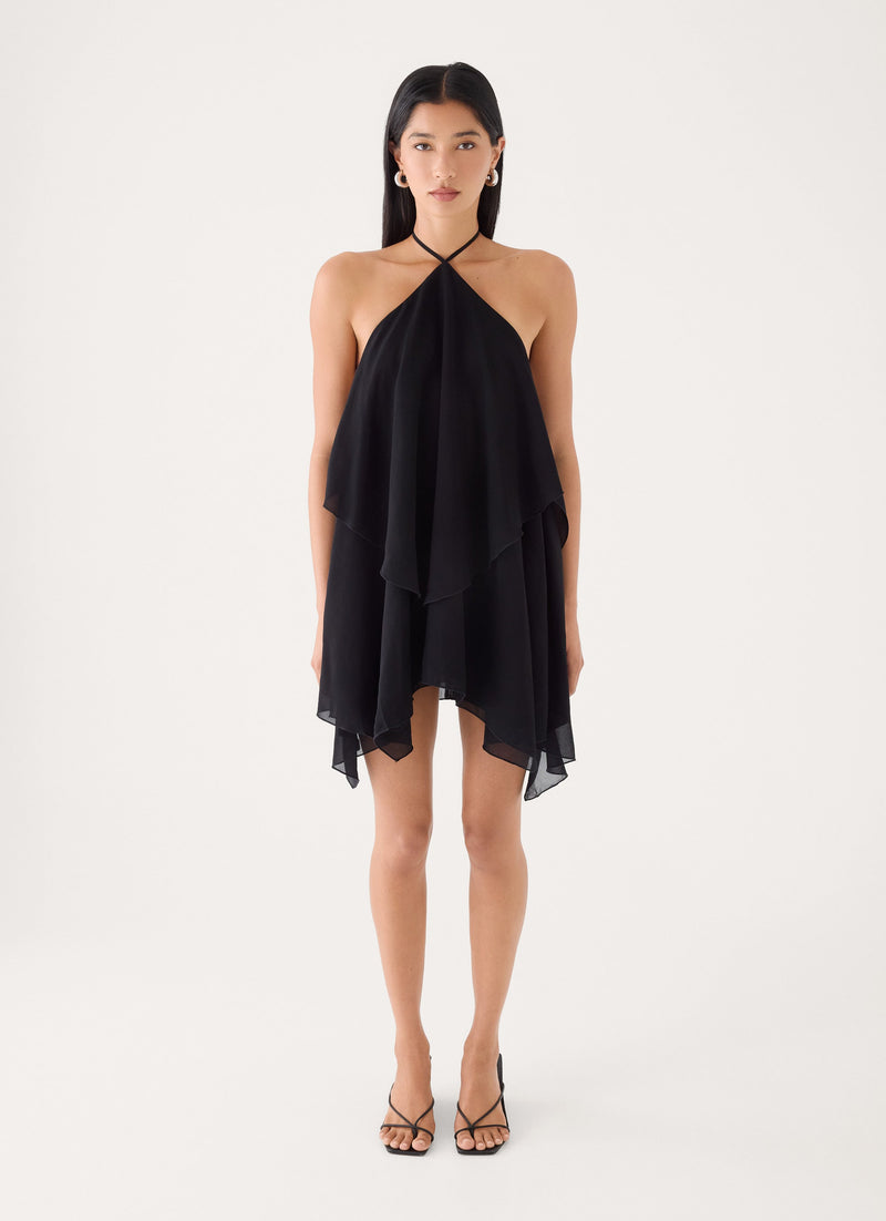 Alecia Mini Dress - Black