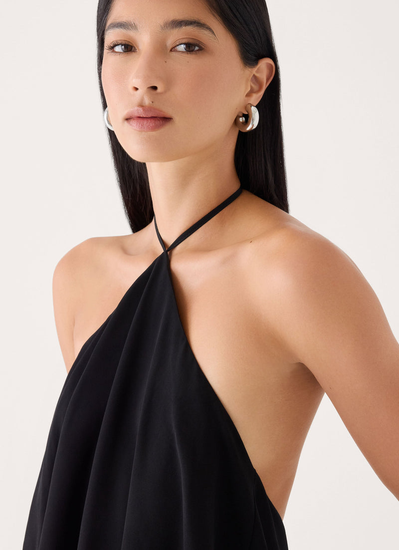 Alecia Mini Dress - Black