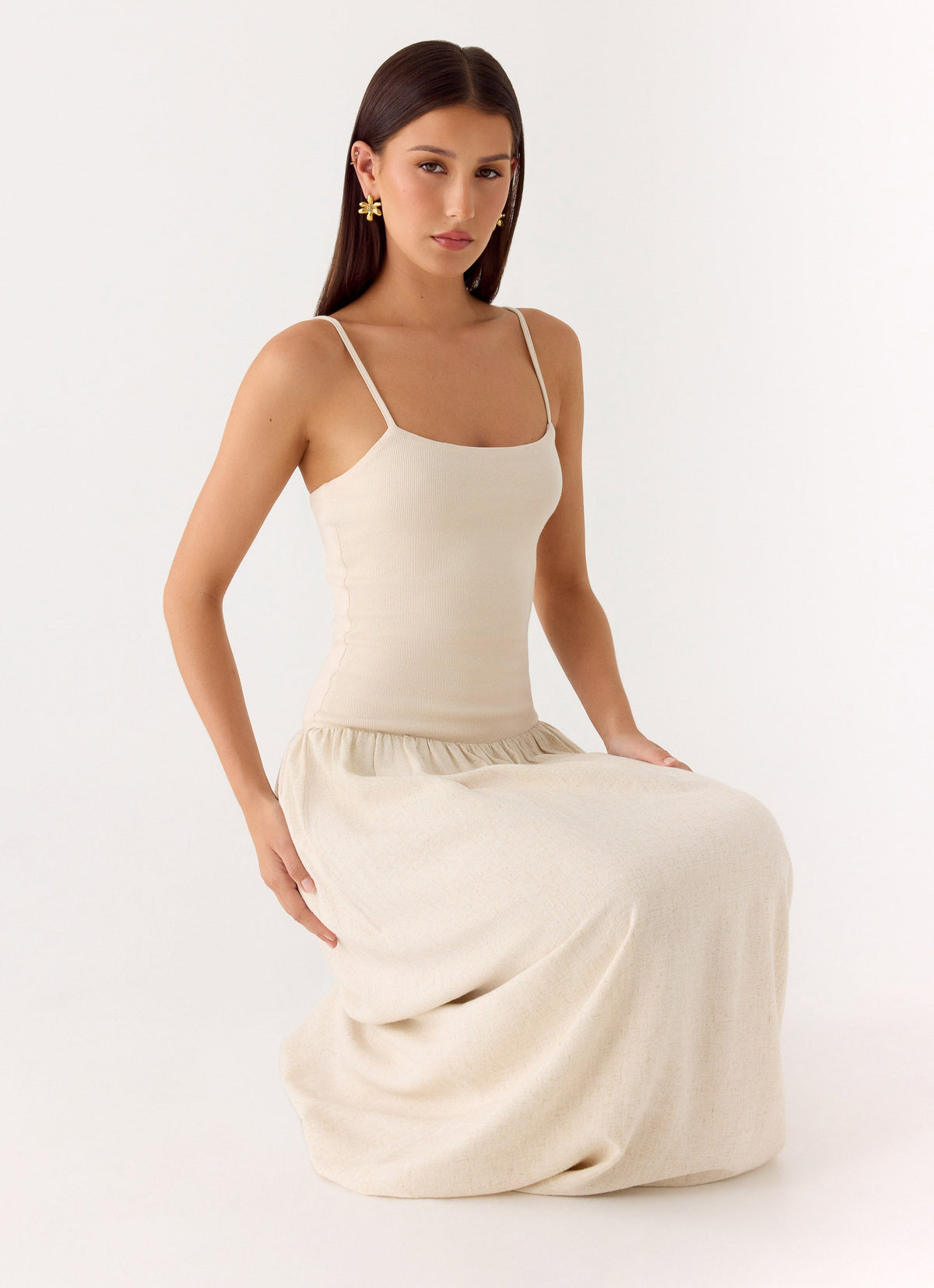 Ali Linen Maxi Dress