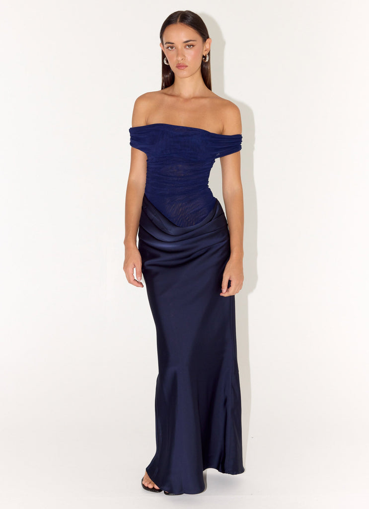 Alicent Maxi Dress - Navy Peppermayo US Alicent Maxi Dress - Navy Peppermayo US