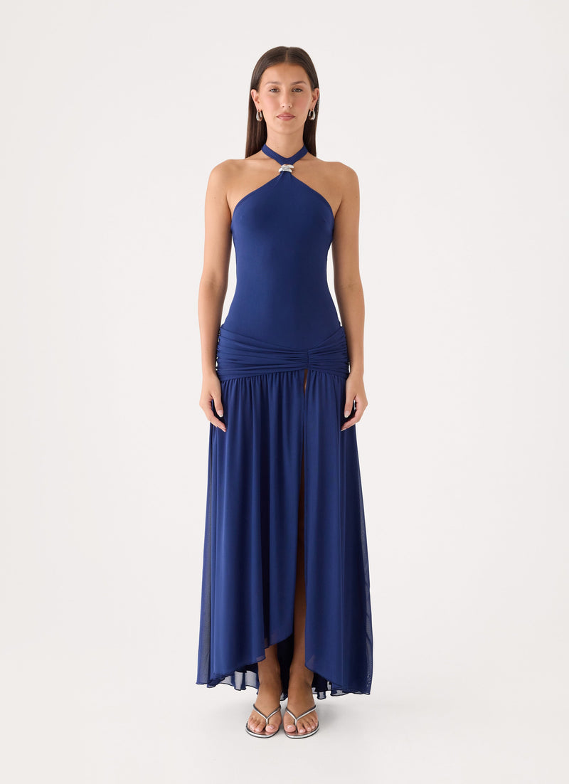Alissya Maxi Dress - Rich Blue