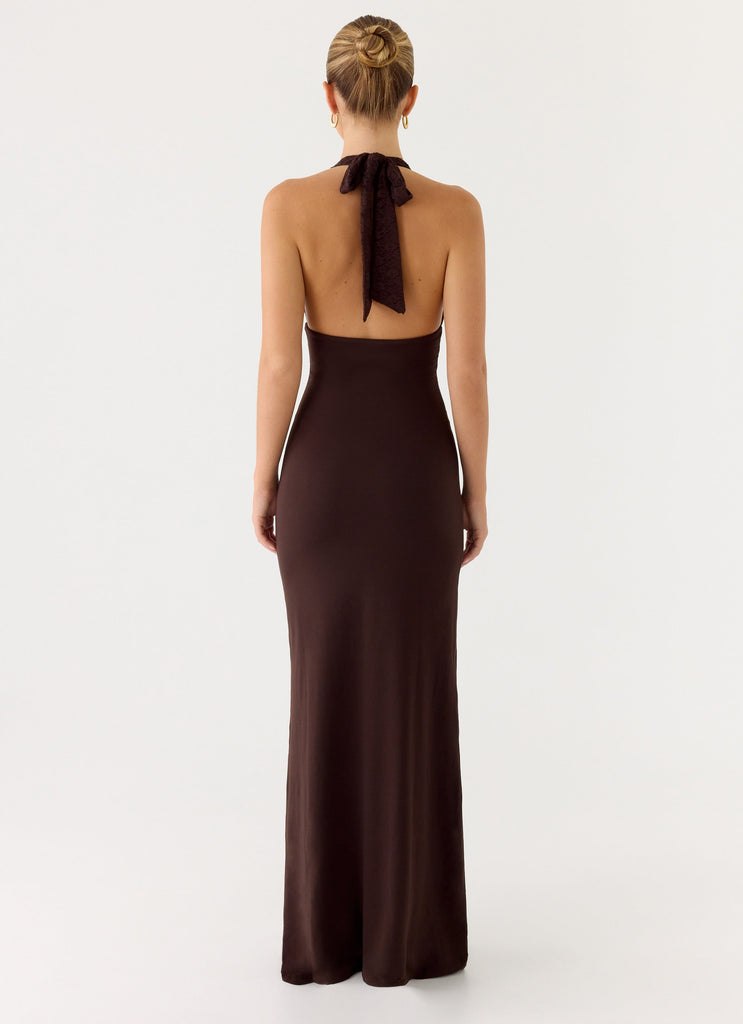 chinese dress ladies Jluxlabel | Chocolate Summer in Capri Dress | Size Xs main image 1