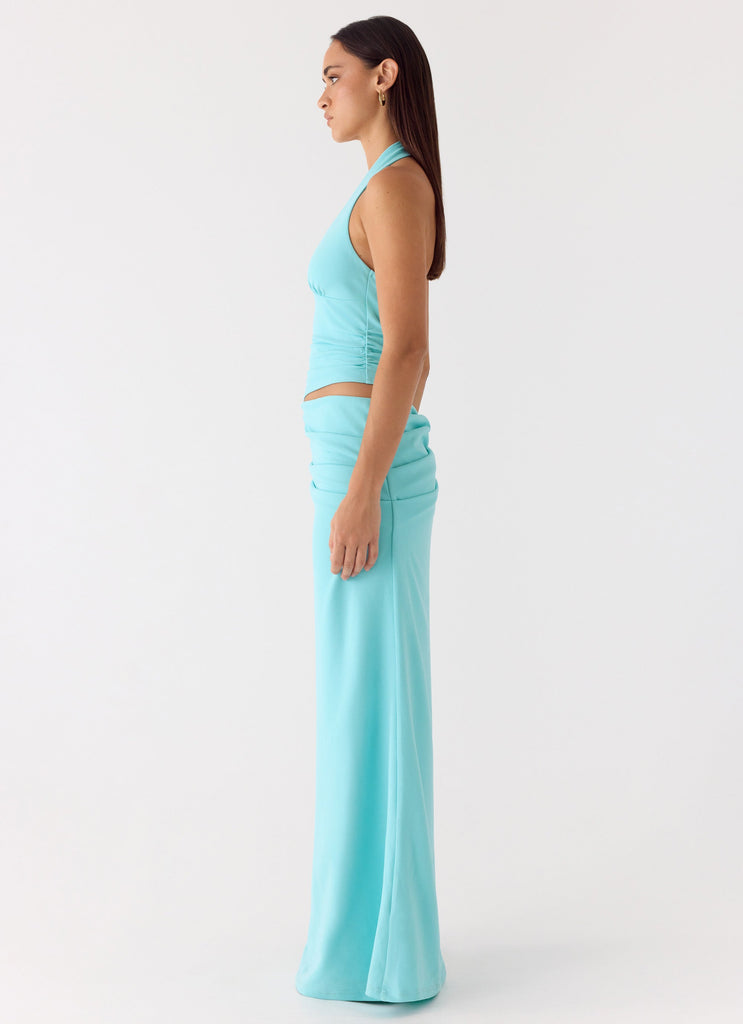 Almost Love Maxi Dress - Aqua