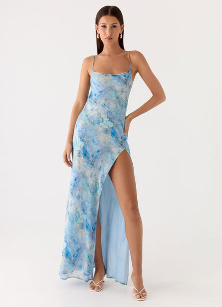 Alouette Maxi Dress - Aqua Paisley Aqua Paisley / US 18 Alouette Maxi Dress - Aqua Paisley Aqua Paisley / US 18