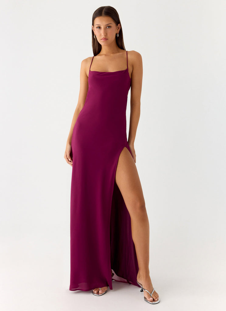 Alouette Maxi Dress - Plum Alouette Maxi Dress - Plum